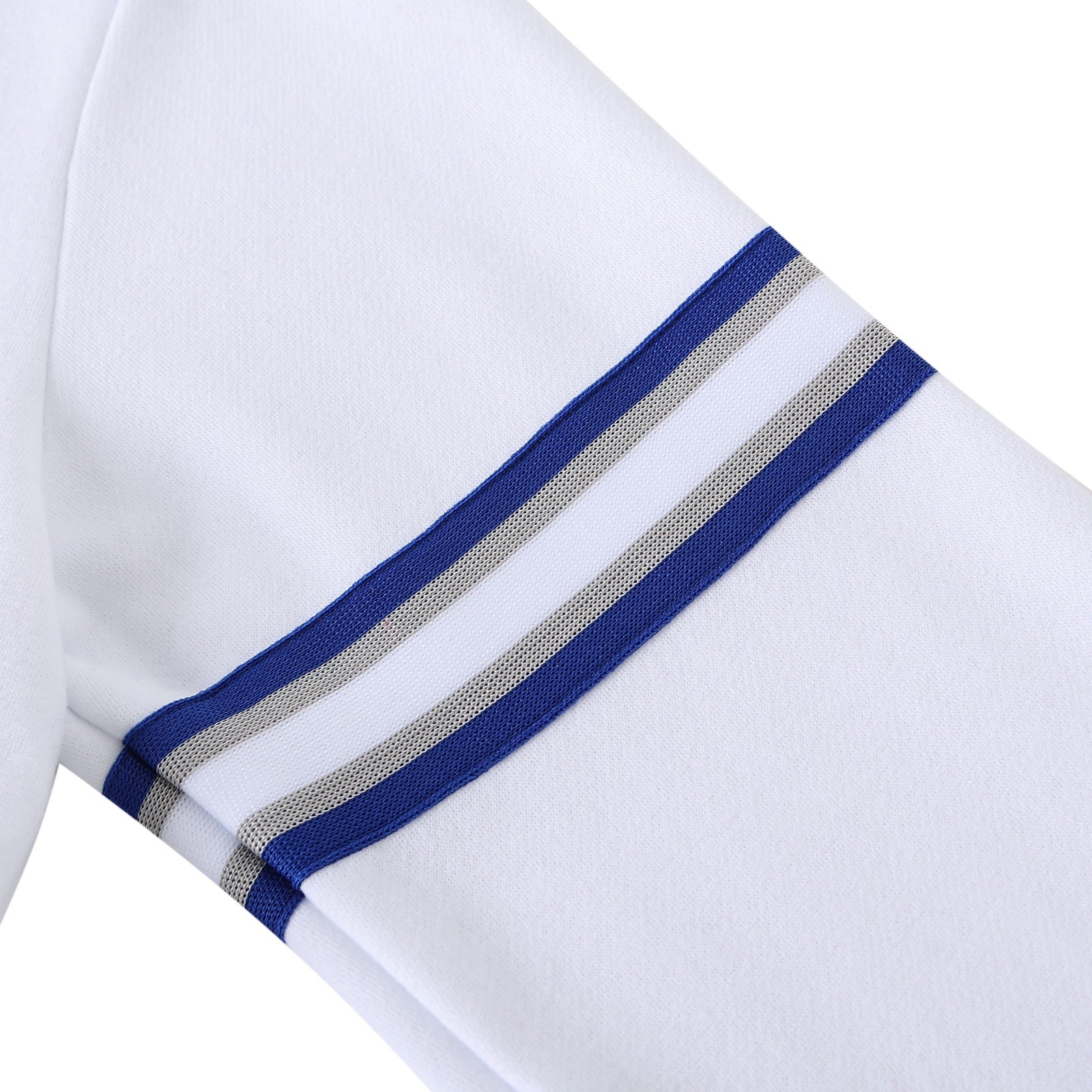 PBS White Stripe Letter Chenille Crewneck