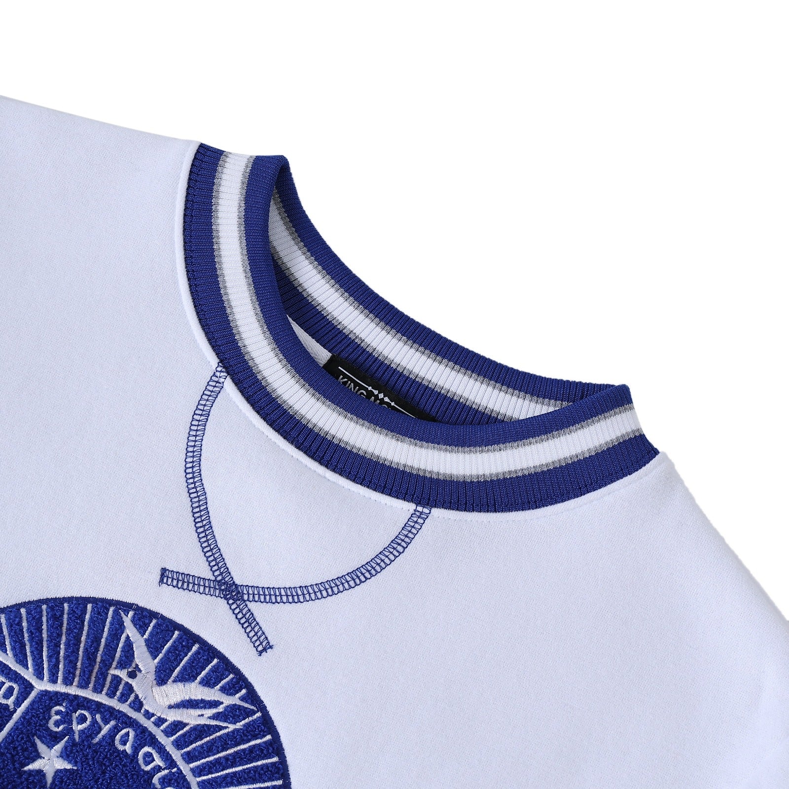 ZPB Crest Striped Chenille Crewneck (Unisex Size)