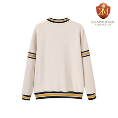 Alpha Neutral Crest Chenille Crewneck