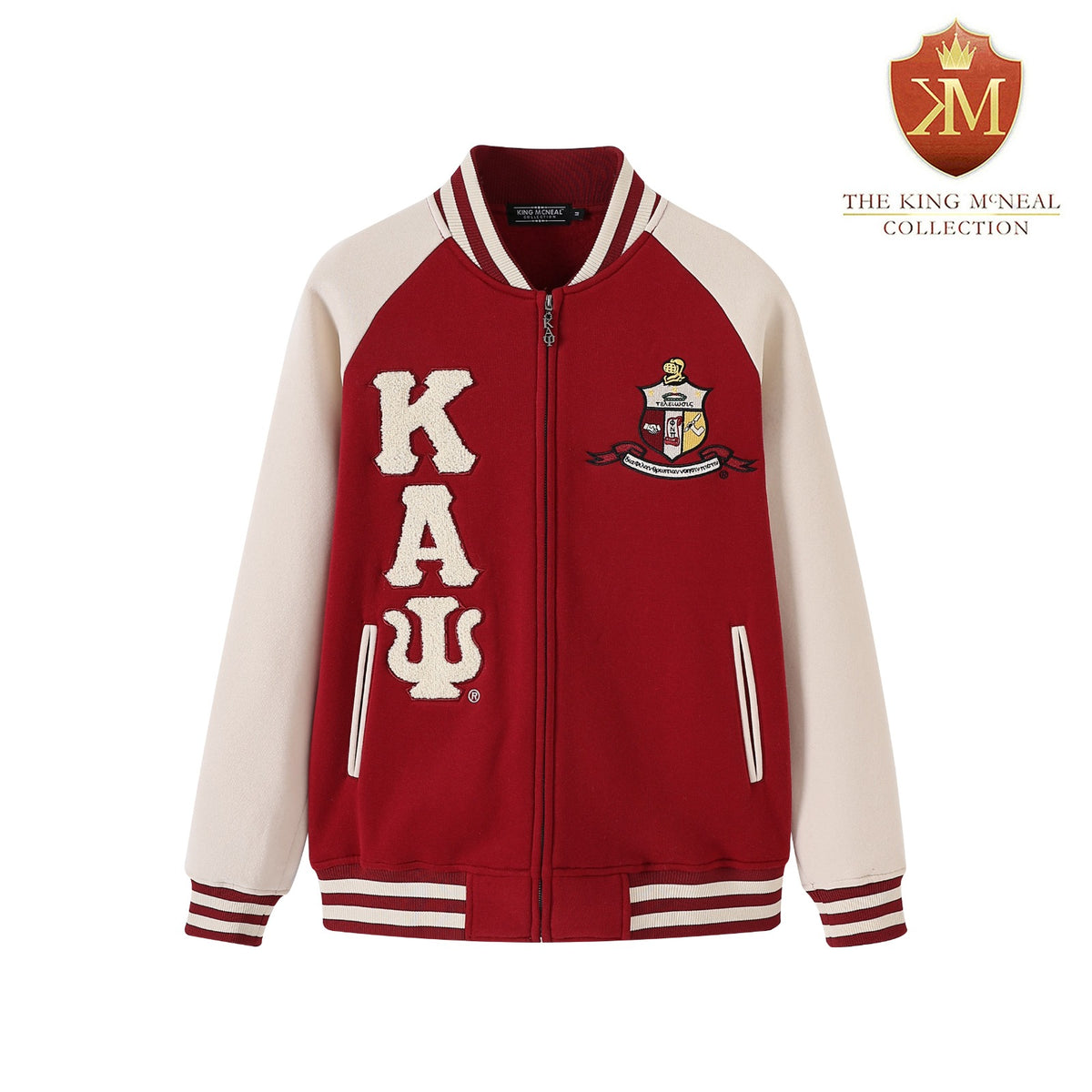 Kappa Krimson Varsity Fleece Jacket – The King McNeal Collection