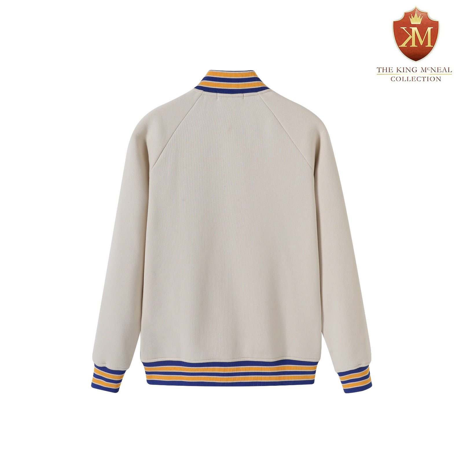 SGRho Neutral Fleece Varsity Jacket