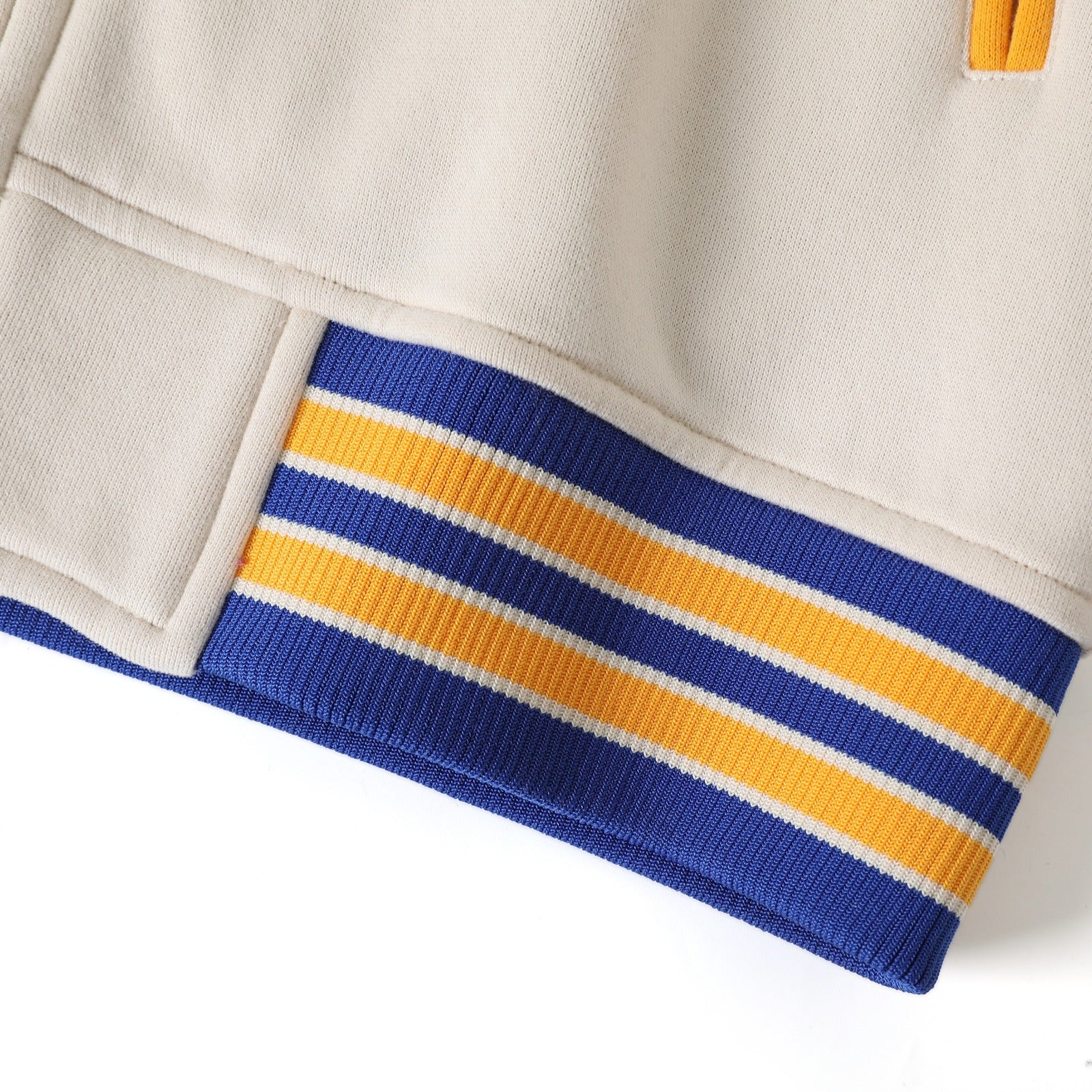 SGRho Neutral Fleece Varsity Jacket
