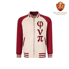Phi Nu Pi Varsity Baseball Fleece Jacket