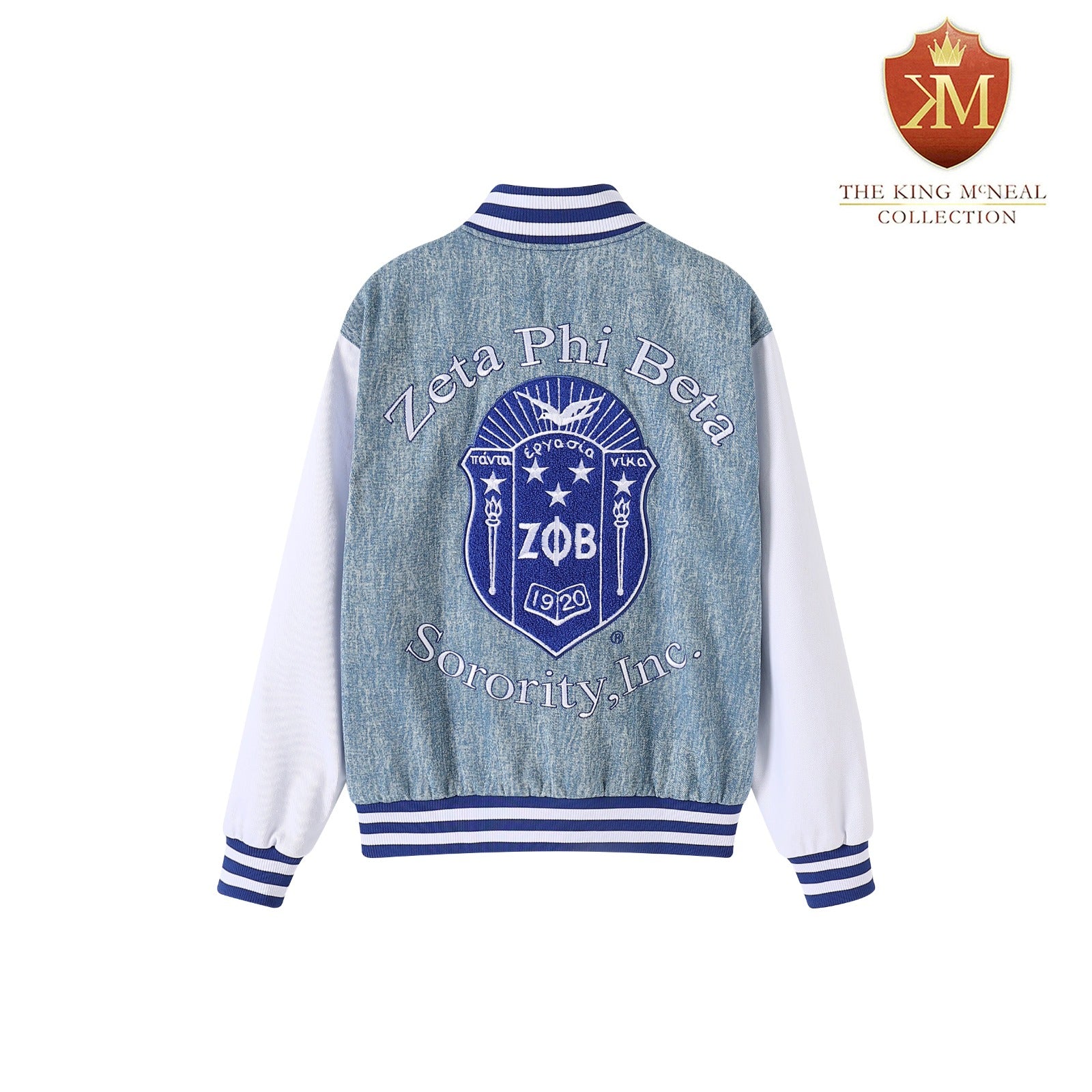 Zeta 1920 Denim Bomber Jacket