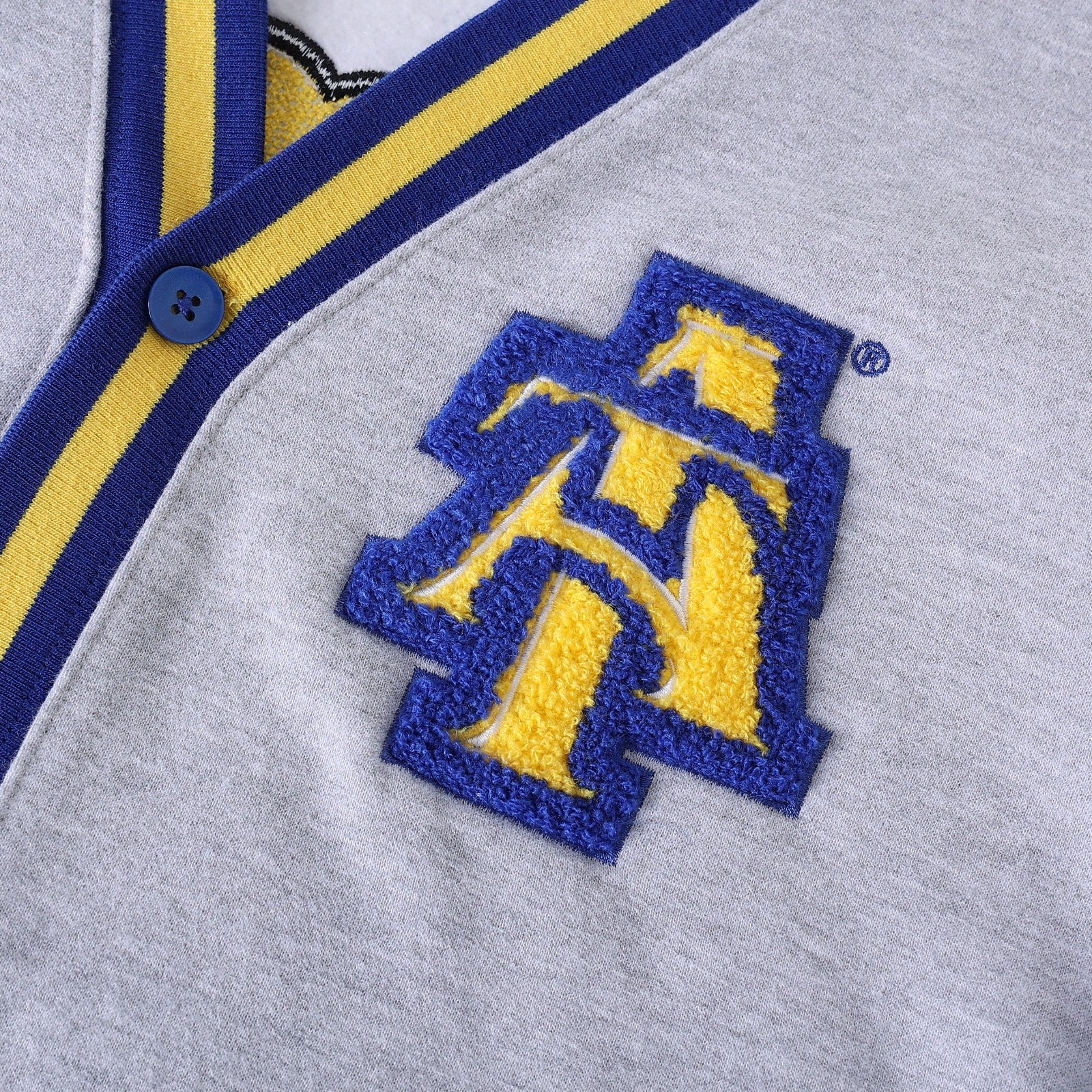North Carolina A&T Heather Grey Fleece Cardigan