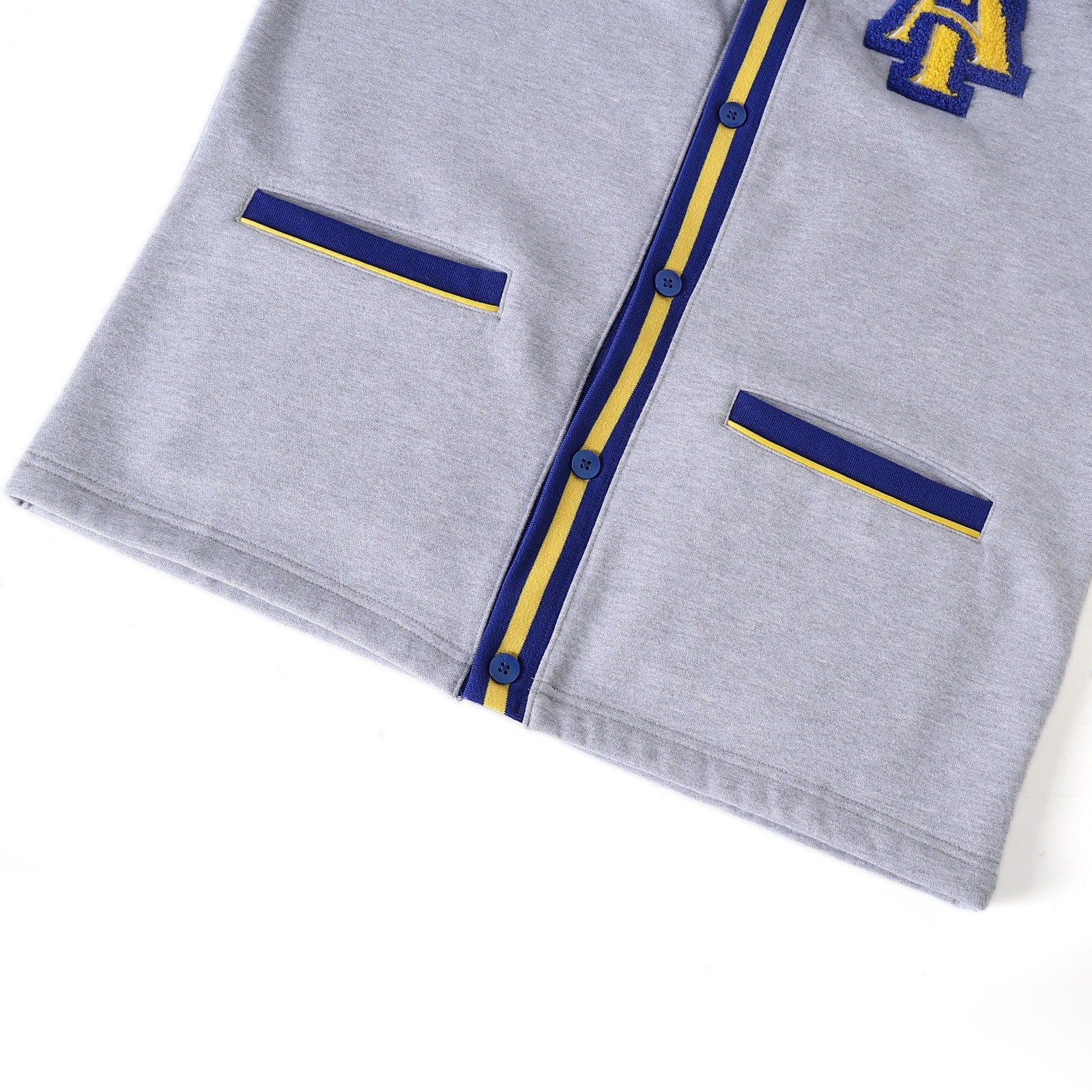 North Carolina A&T Heather Grey Fleece Cardigan