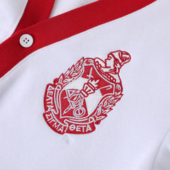 Delta White Fleece Cardigan Unisex Fit