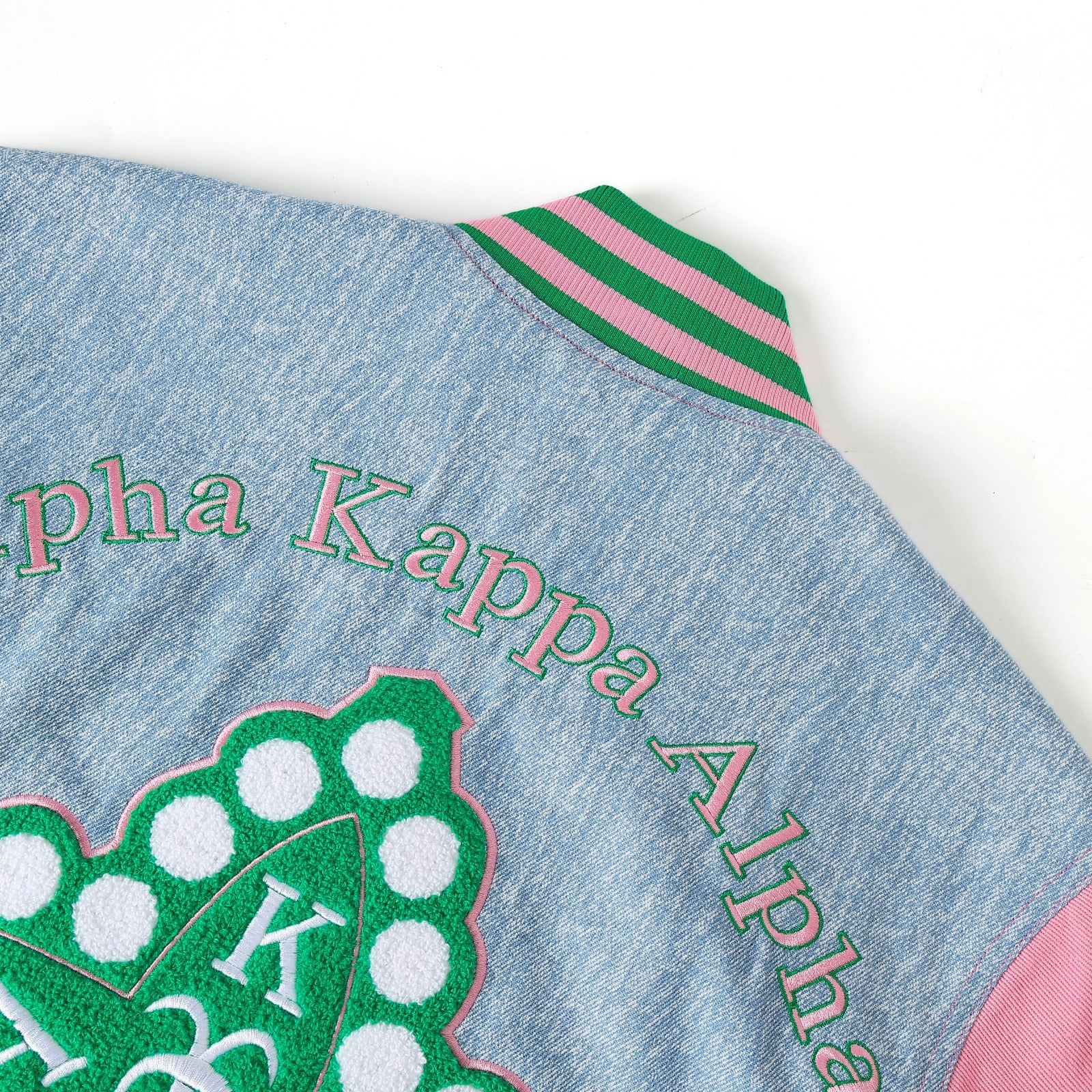 AKA 1908 Denim Bomber Jacket