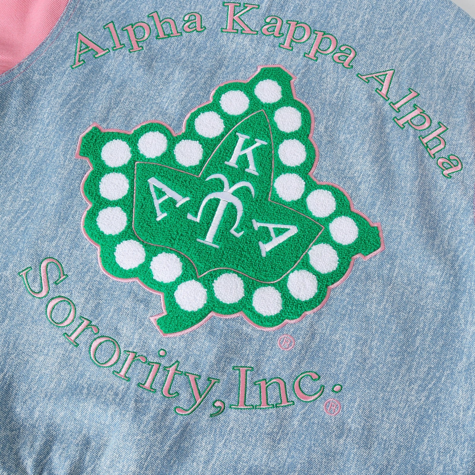 AKA 1908 Denim Bomber Jacket