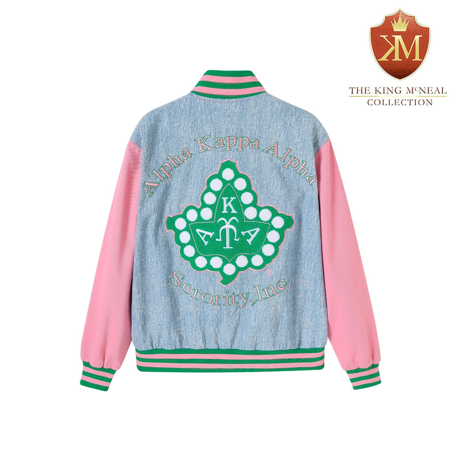 AKA 1908 Denim Bomber Jacket