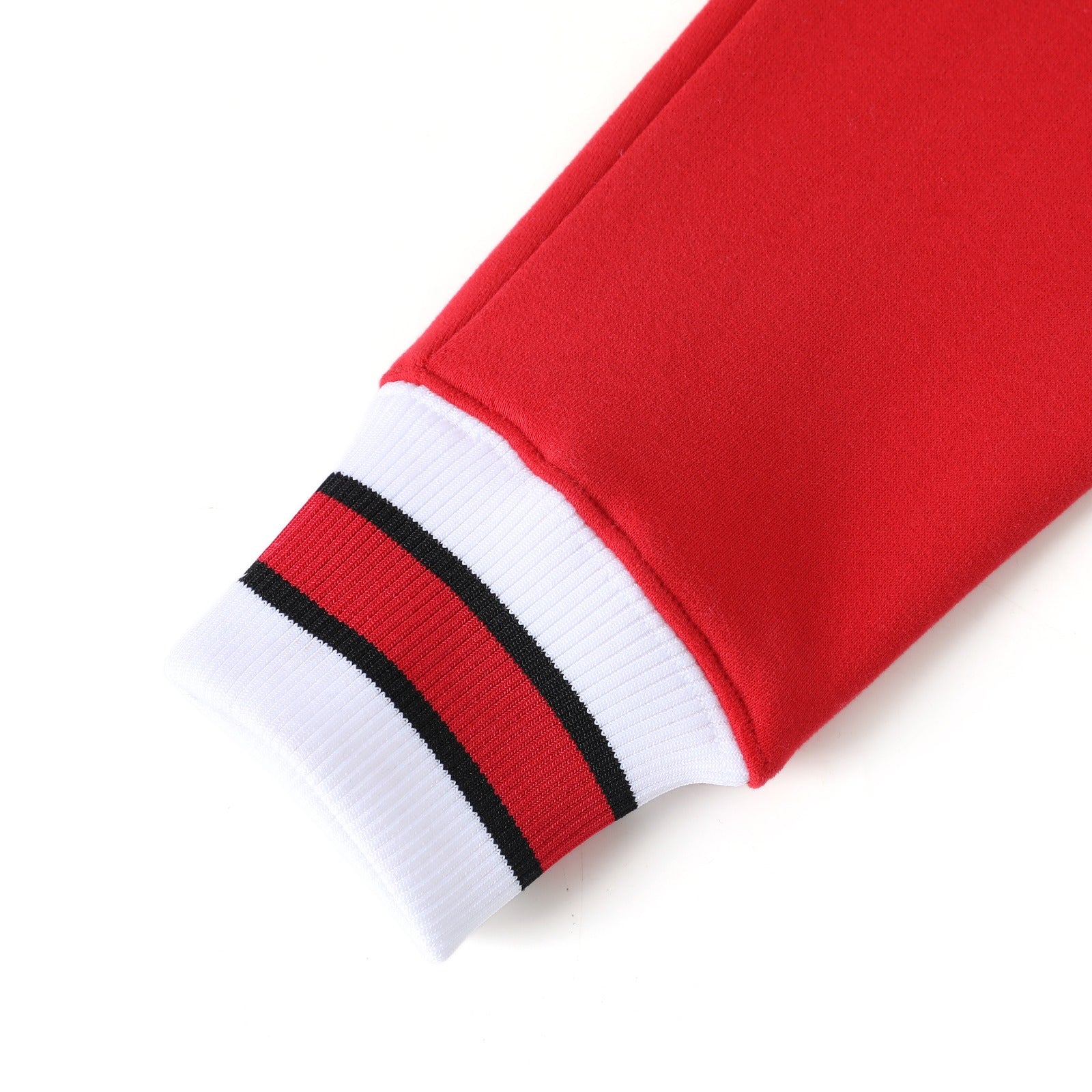 Kappa Red Crest Stripe Chenille Crewneck