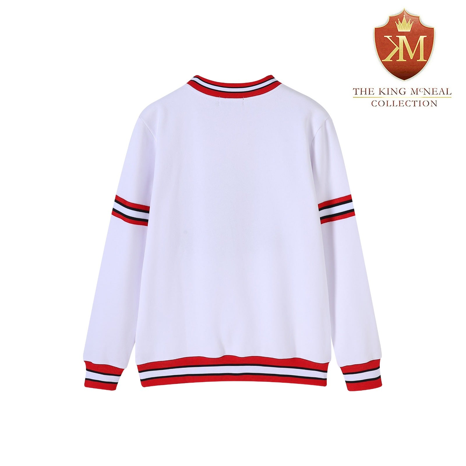 Kappa Crest Striped Chenille Crewneck