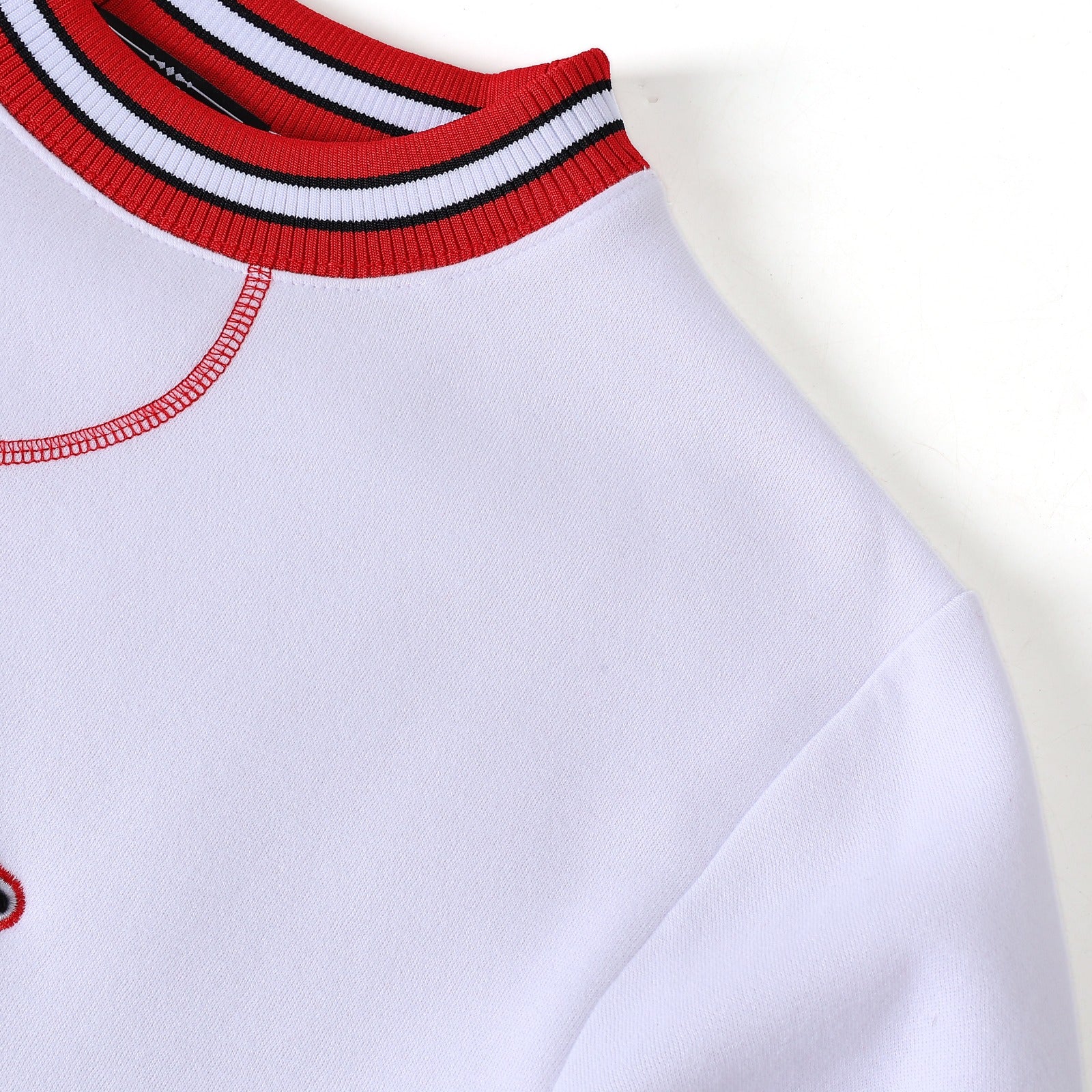Kappa Crest Striped Chenille Crewneck