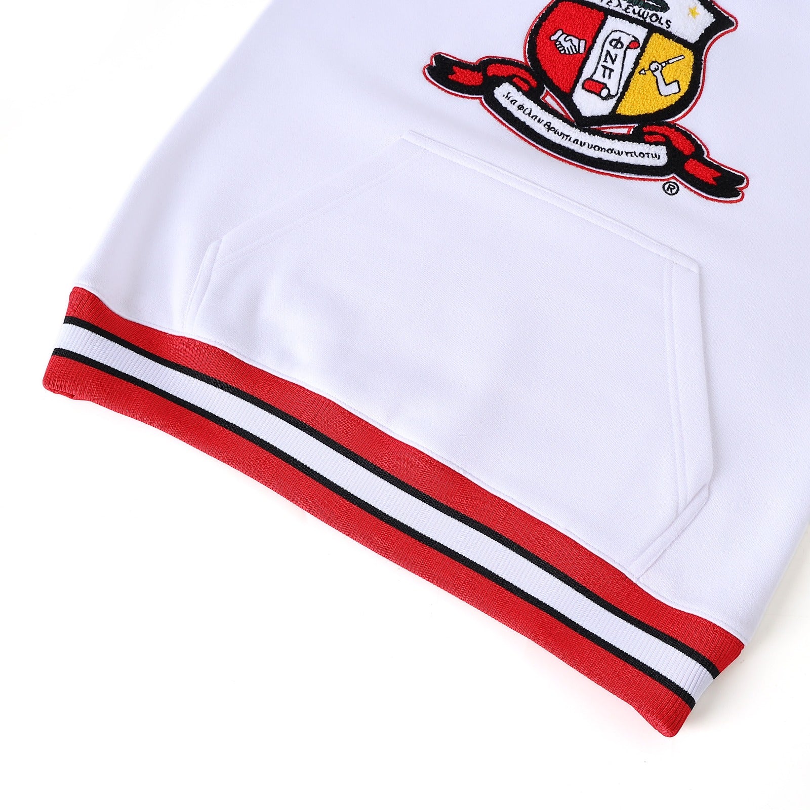 Kappa Crest Striped Chenille Crewneck