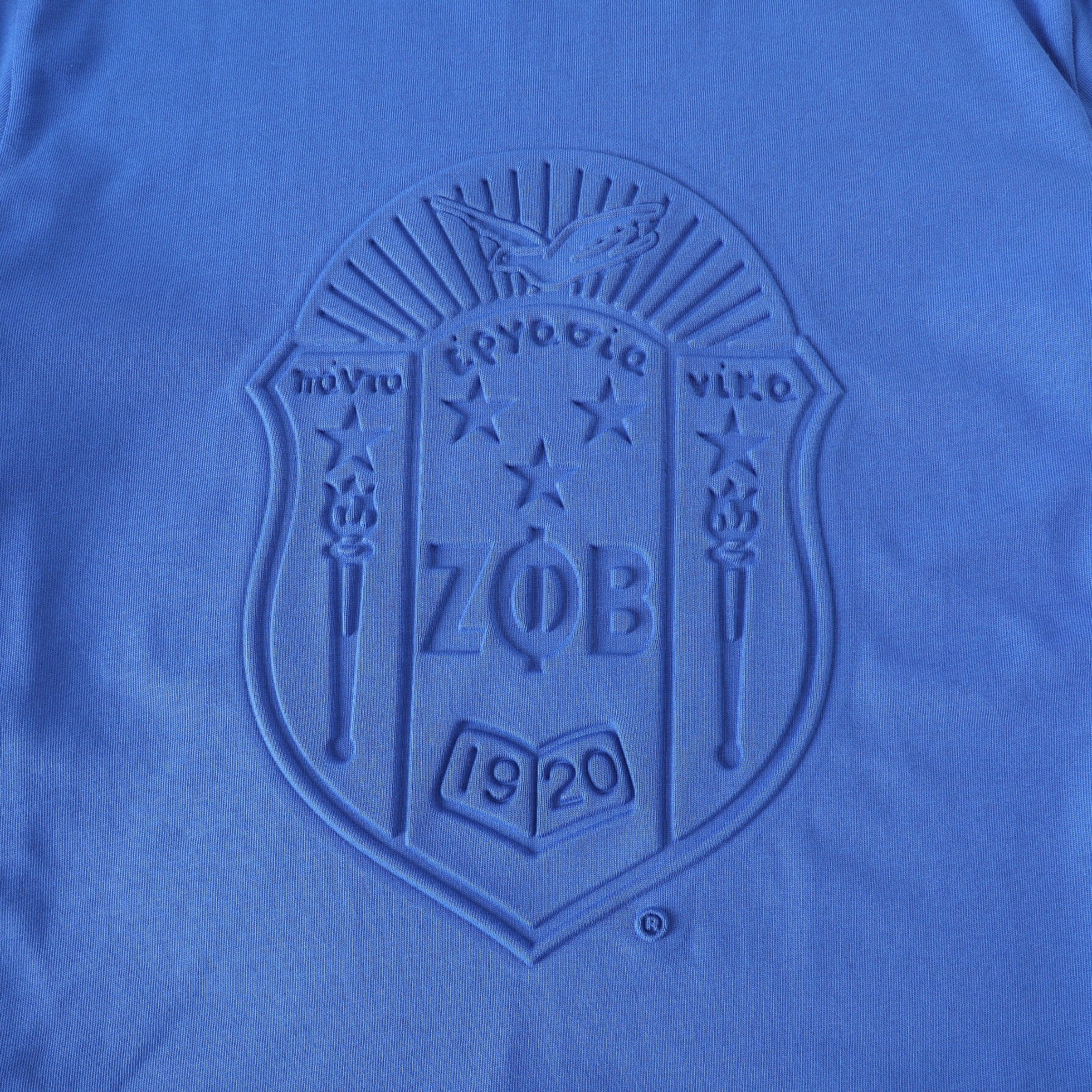 Zeta Premium Blue Embossed Shirt