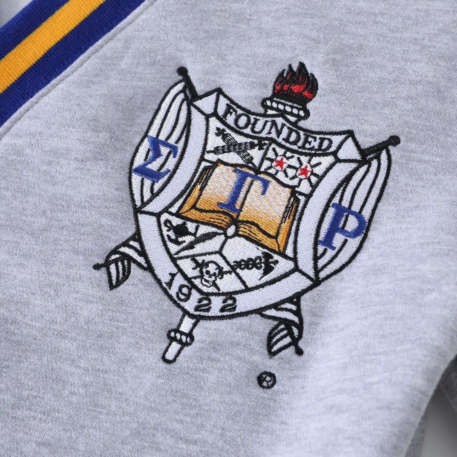 SGRho Heather Grey Fleece Cardigan Unisex Fit