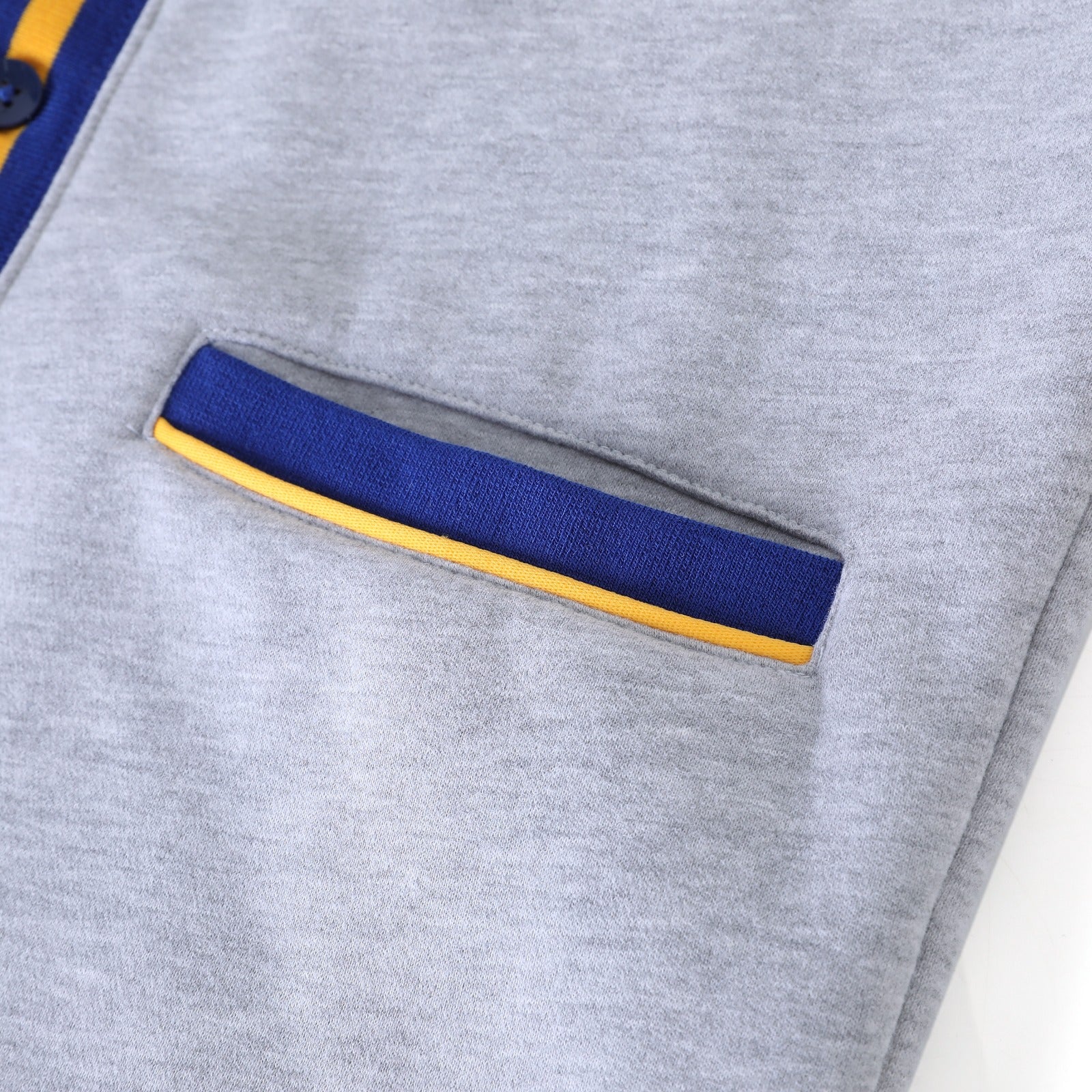 SGRho Heather Grey Fleece Cardigan Unisex Fit