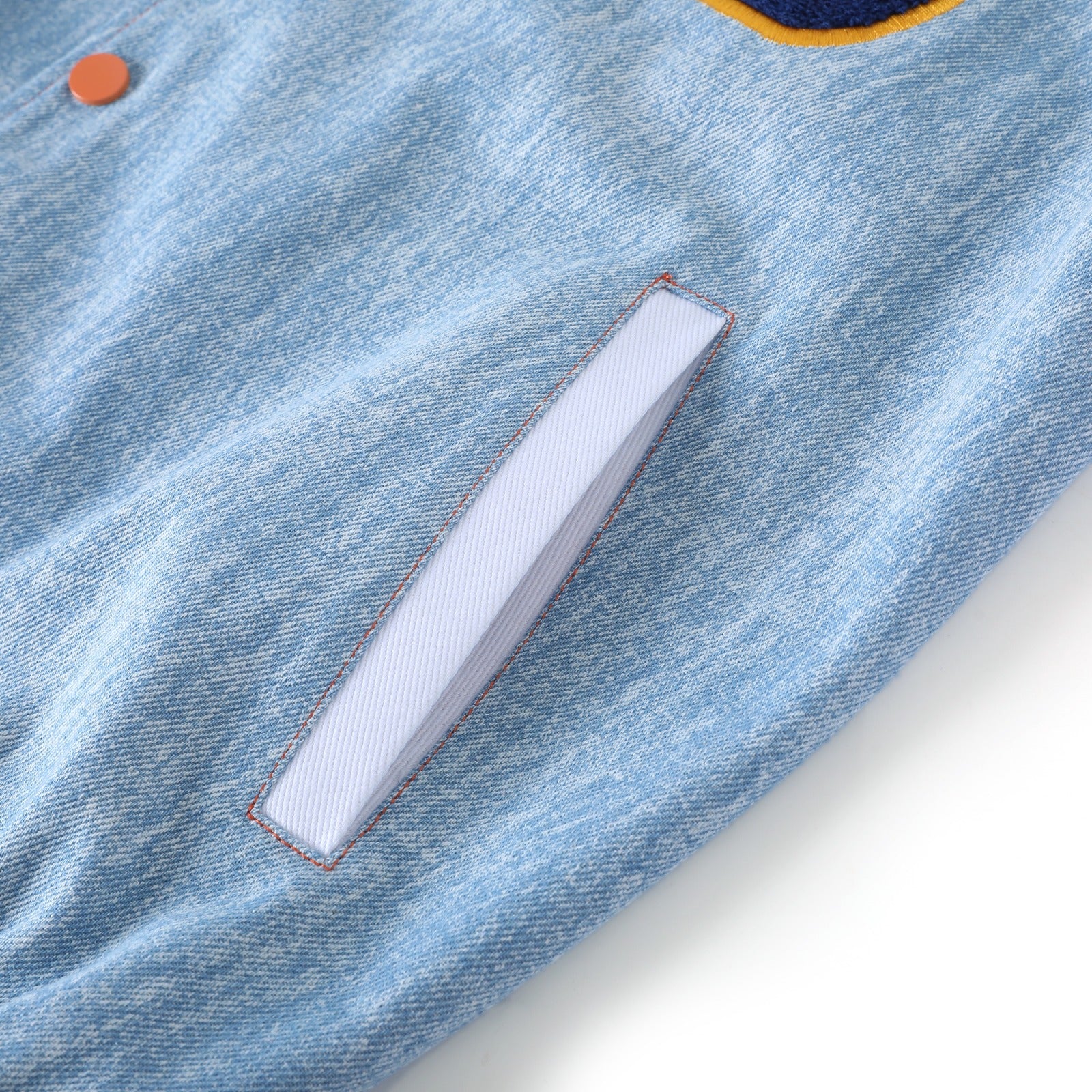 Morgan State Blue Denim Bomber Jacket