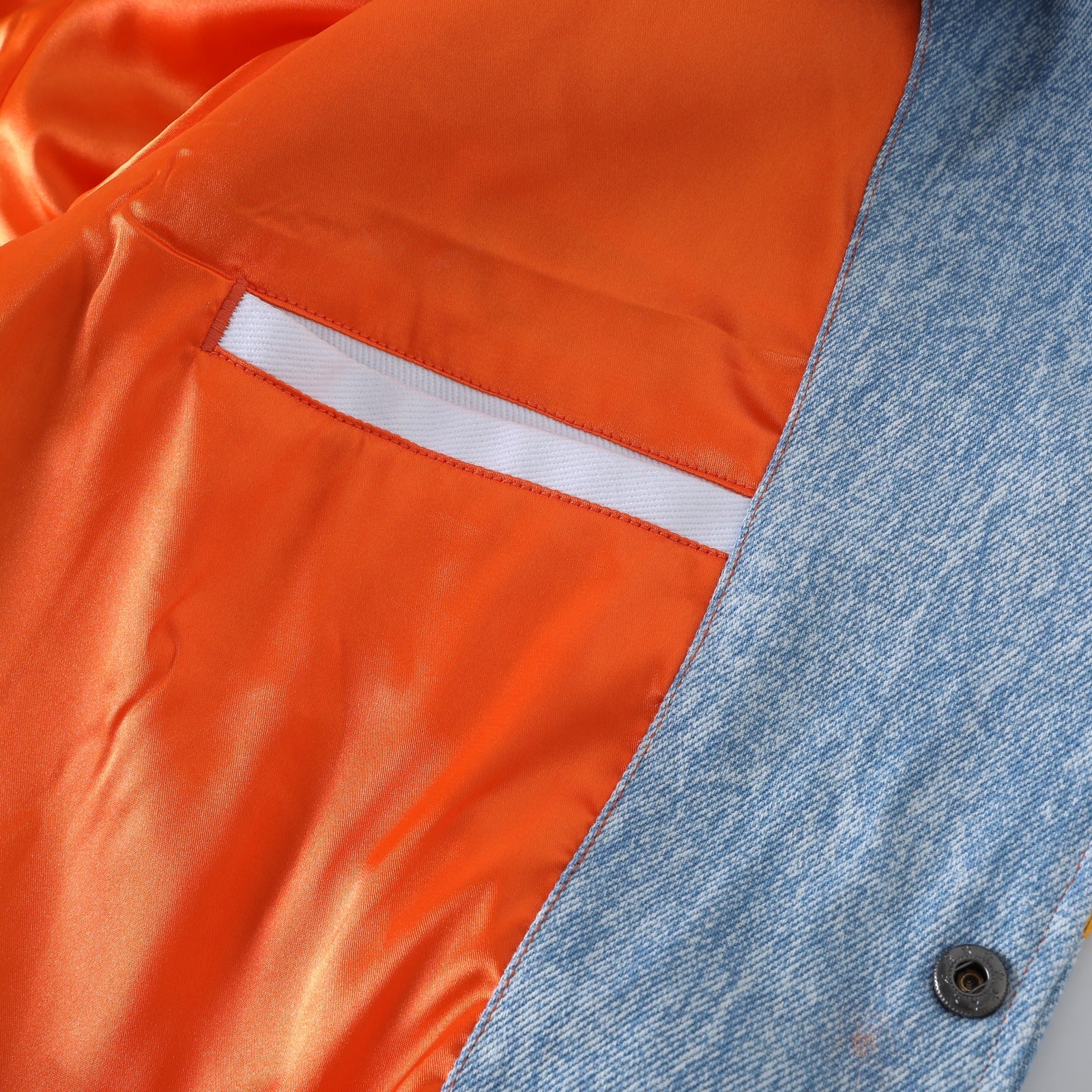 Morgan State Blue Denim Bomber Jacket
