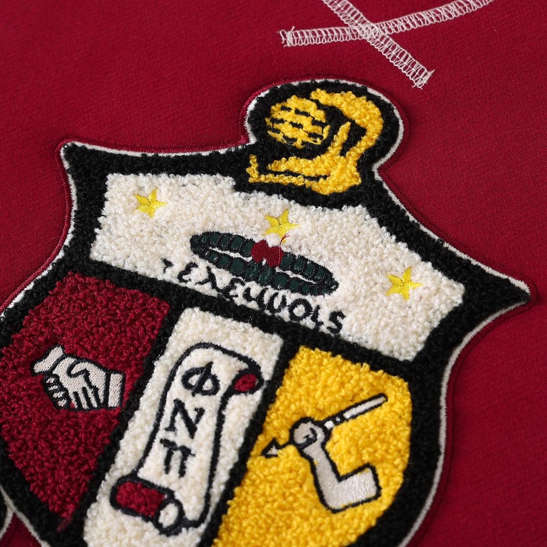 Kappa Alpha Psi Krimson Crest Chenille Crewneck