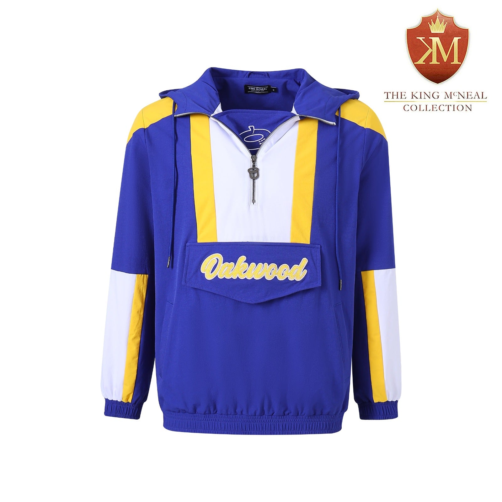 Oakwood University Blue Windbreaker Tech Pullover