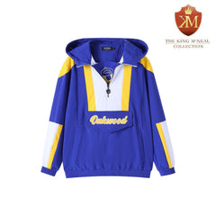 Oakwood University Blue Windbreaker Tech Pullover