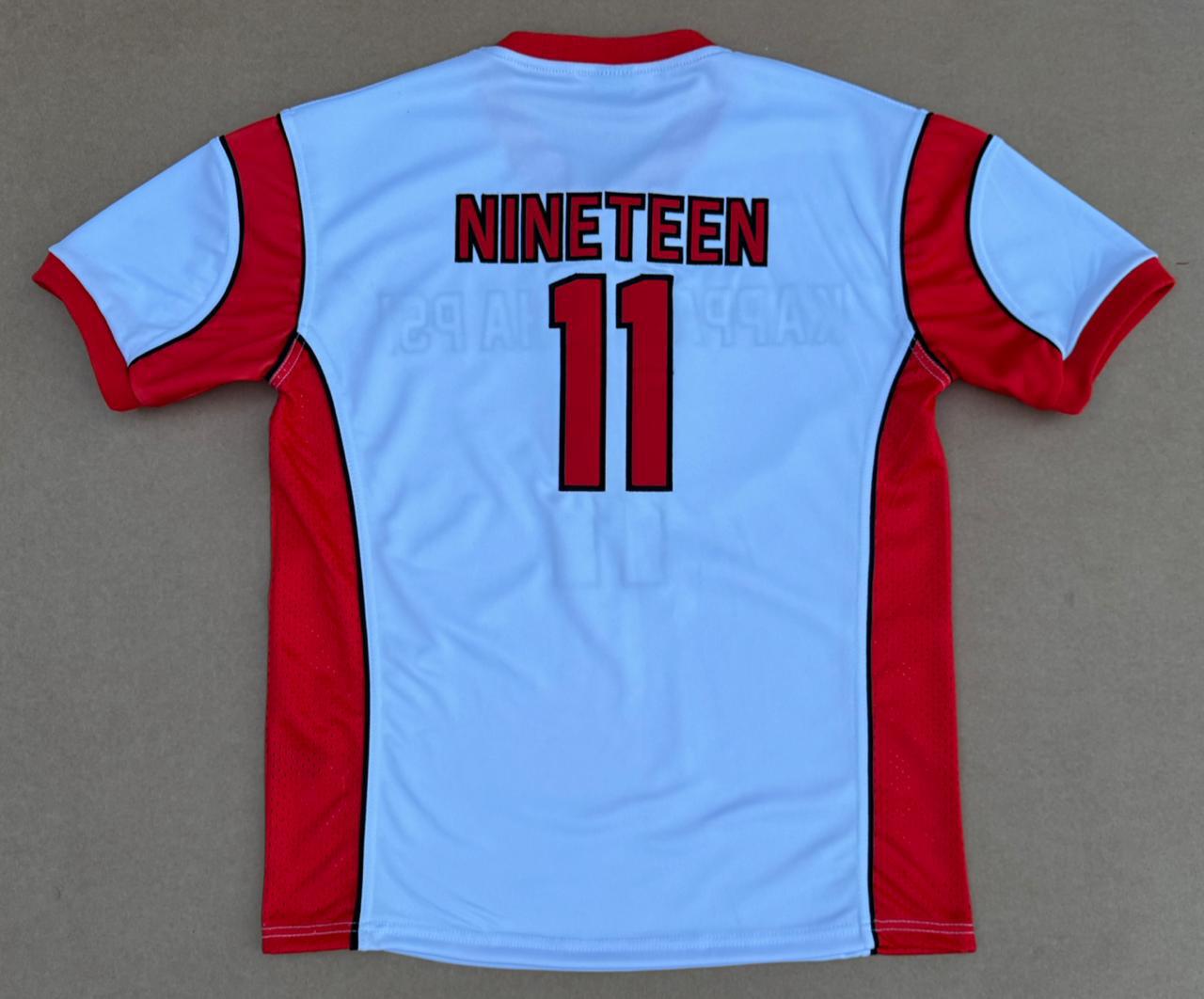 Kappa White Football Jersey