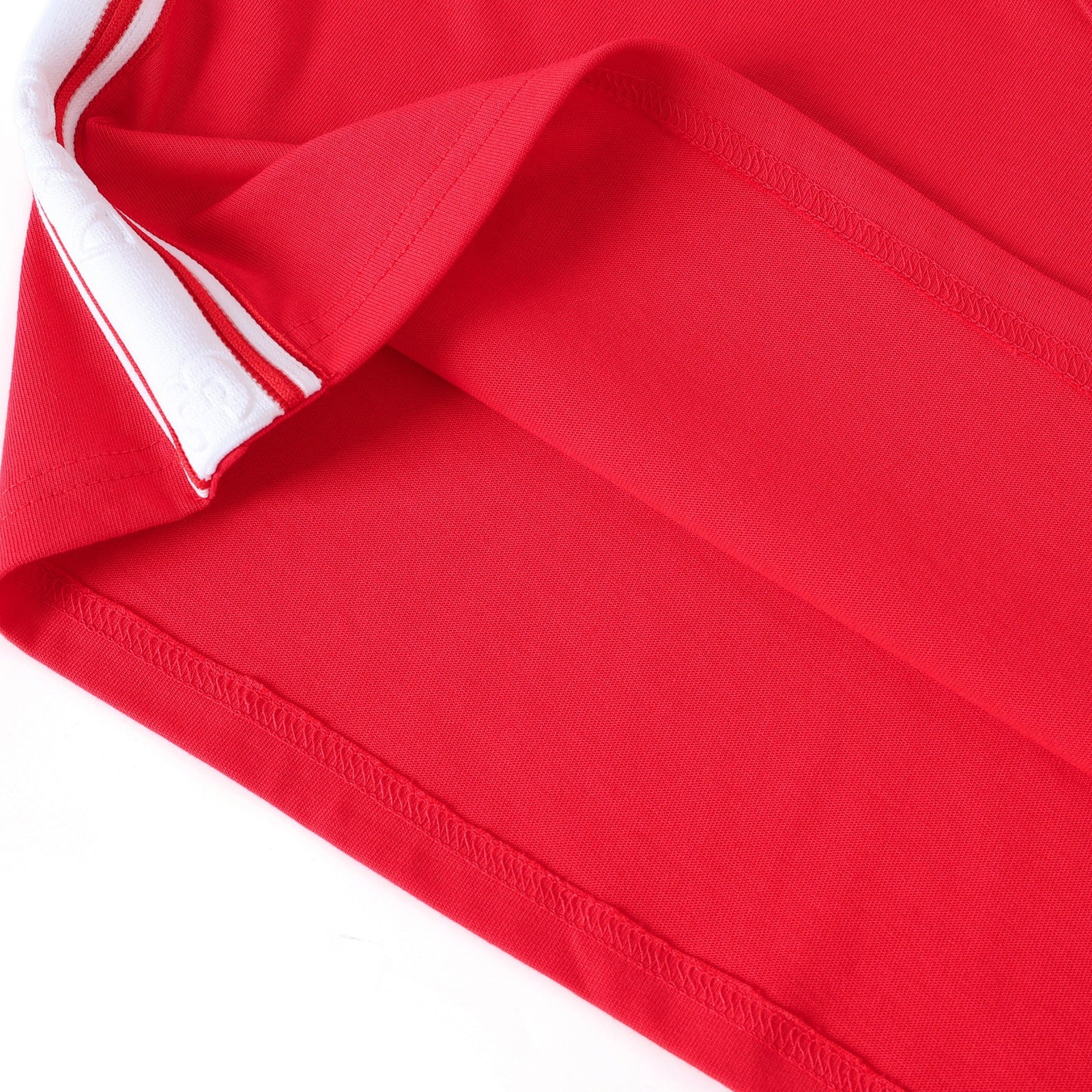 Delta Red Tapered Embossed Crest Premium Shirt