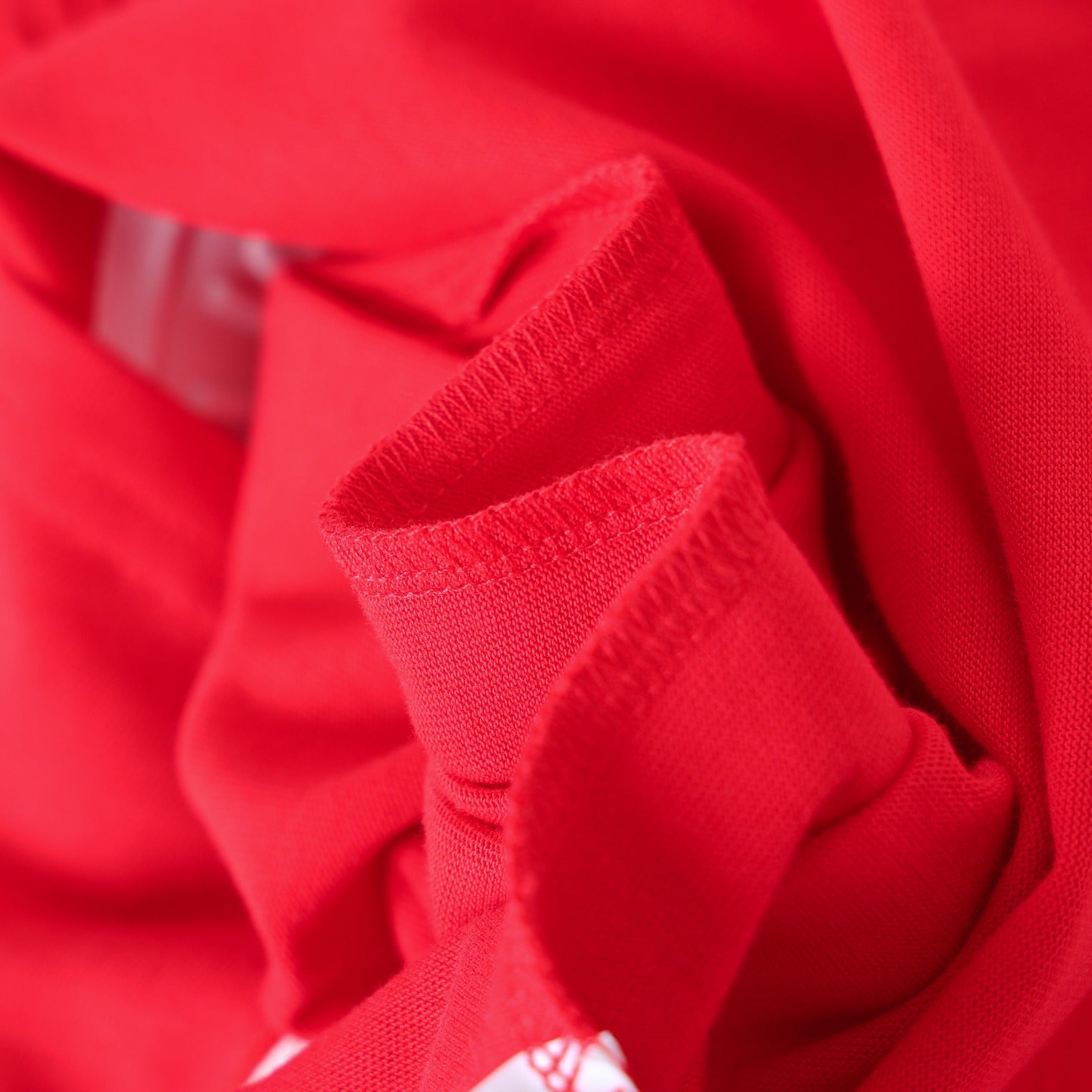 Delta Red Tapered Embossed Crest Premium Shirt