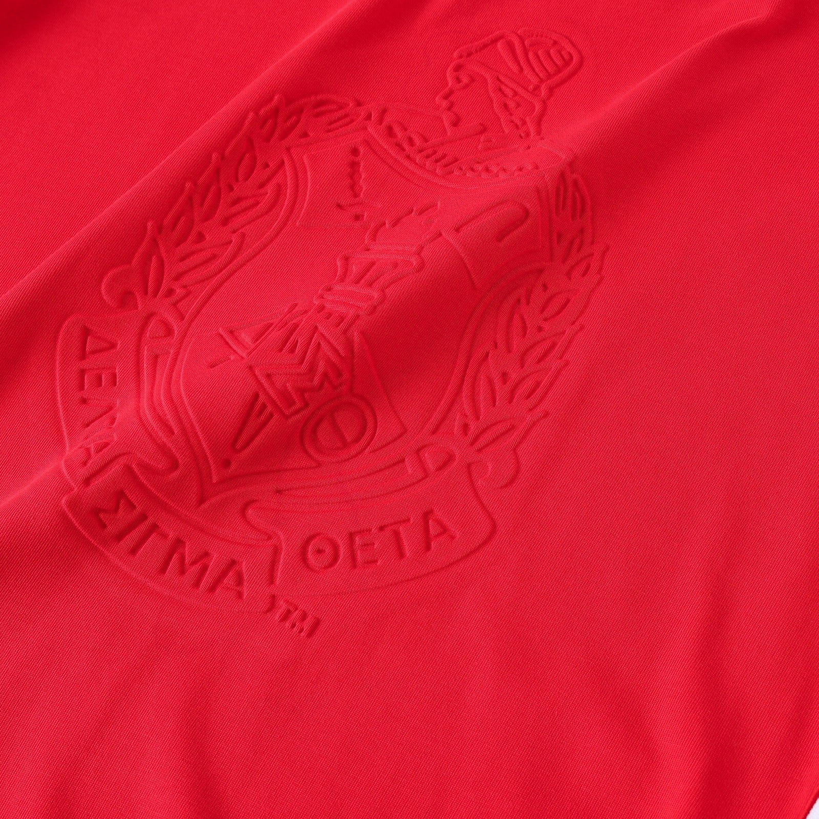 Delta Red Tapered Embossed Crest Premium Shirt