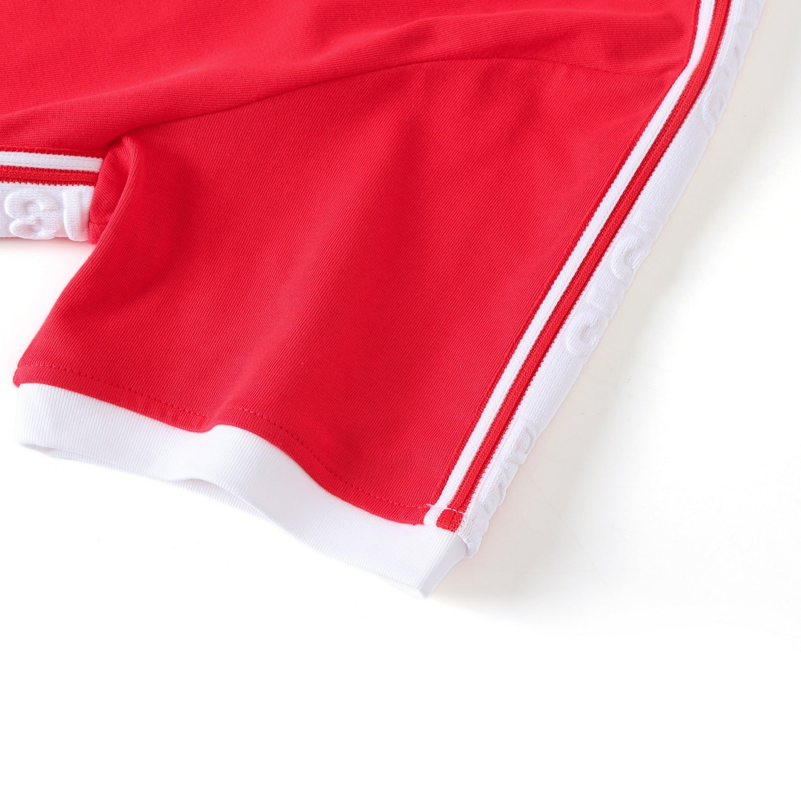 Delta Red Tapered Embossed Crest Premium Shirt