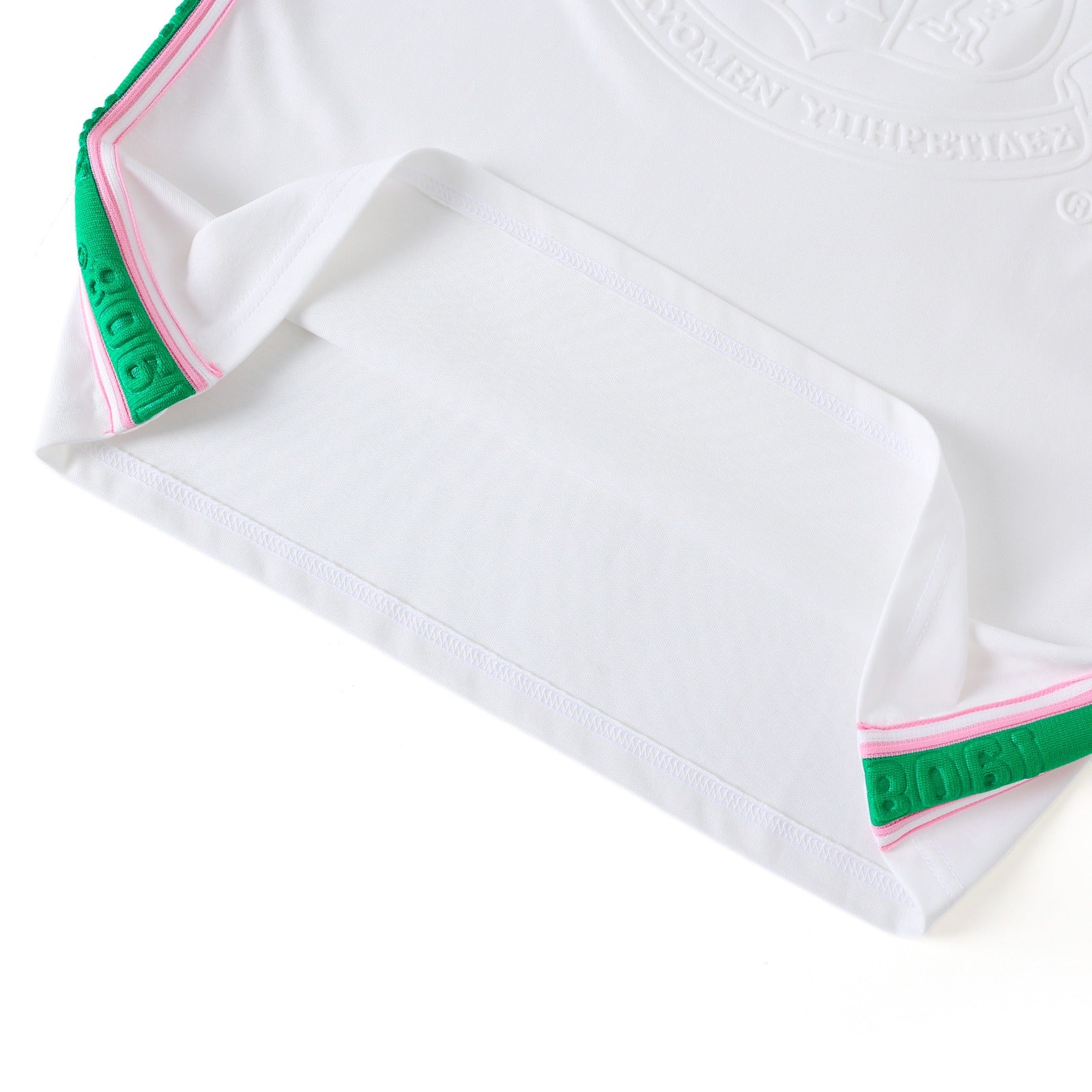 AKA White Premium Embossed Shirt