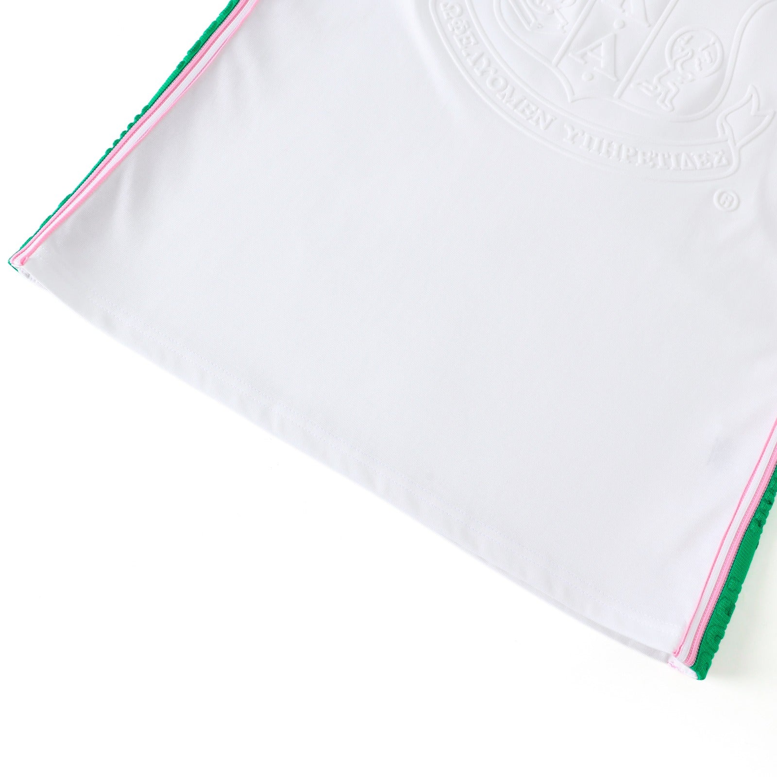 AKA White Premium Embossed Shirt