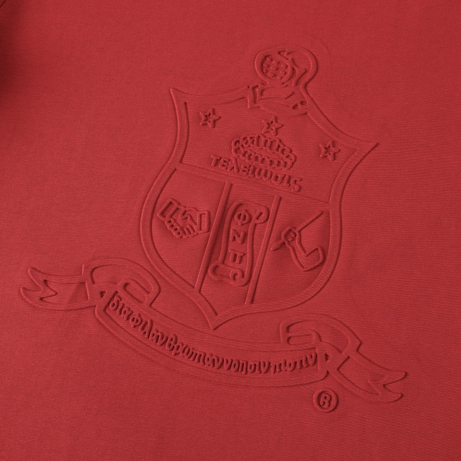 Kappa Crimson Tapered Embossed Premium Crest Shirt