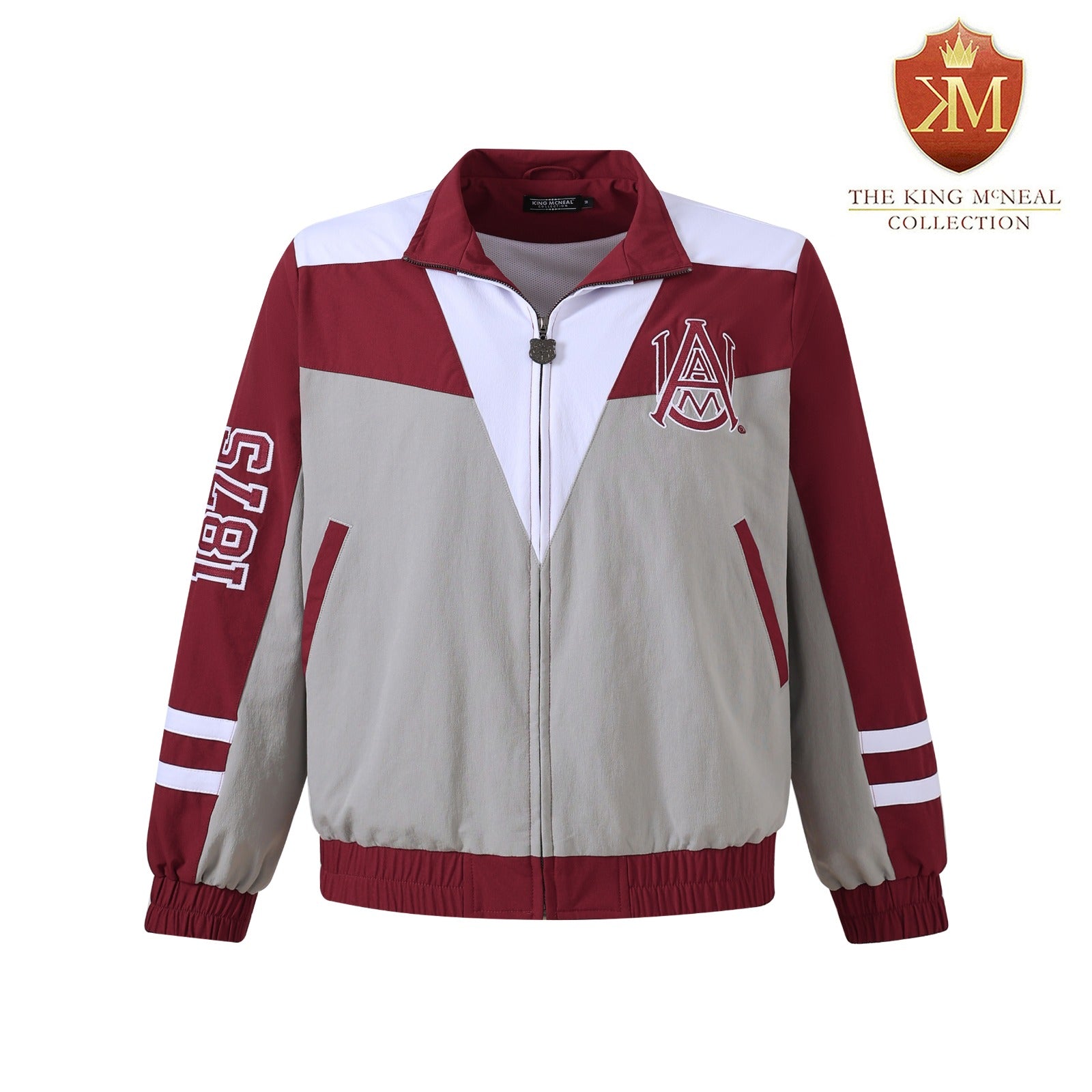 Alabama A&M Full Zip Windbreaker Tech