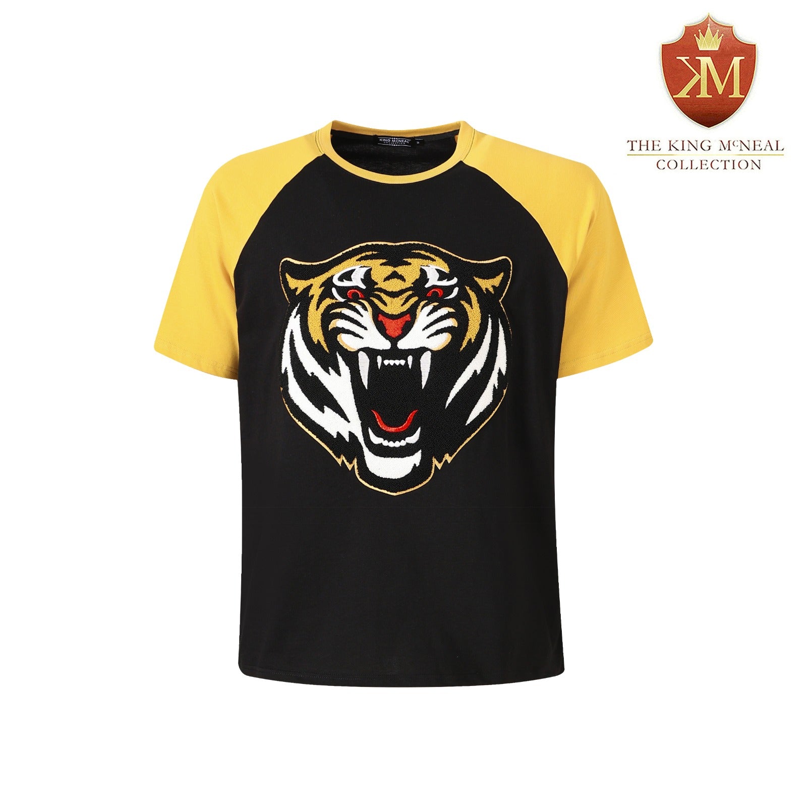 Grambling State Tiger Black Premium Chenille Raglan Shirt