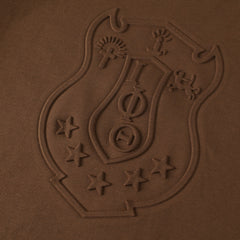 Iota Premium Brown Embossed Shirt
