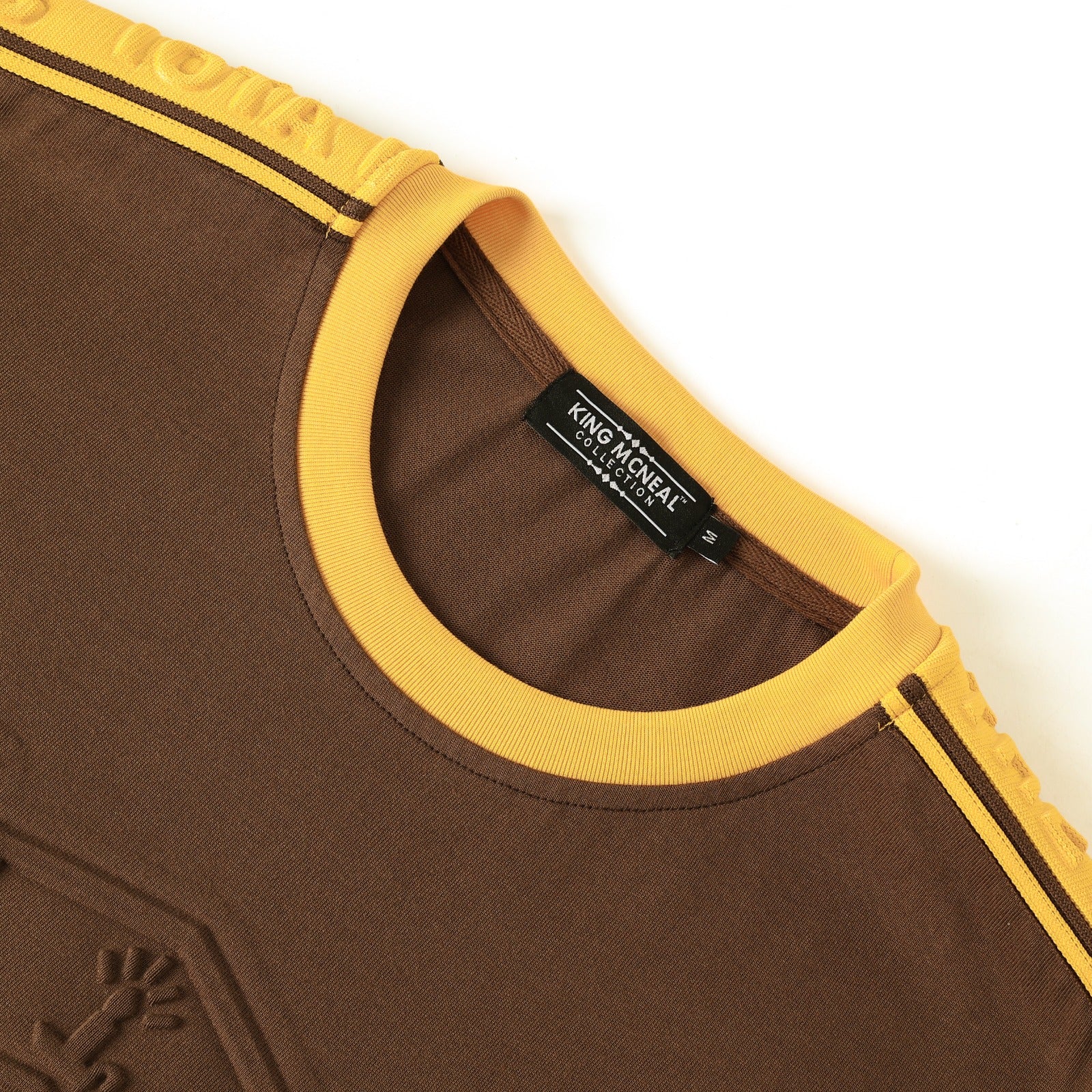 Iota Premium Brown Embossed Shirt
