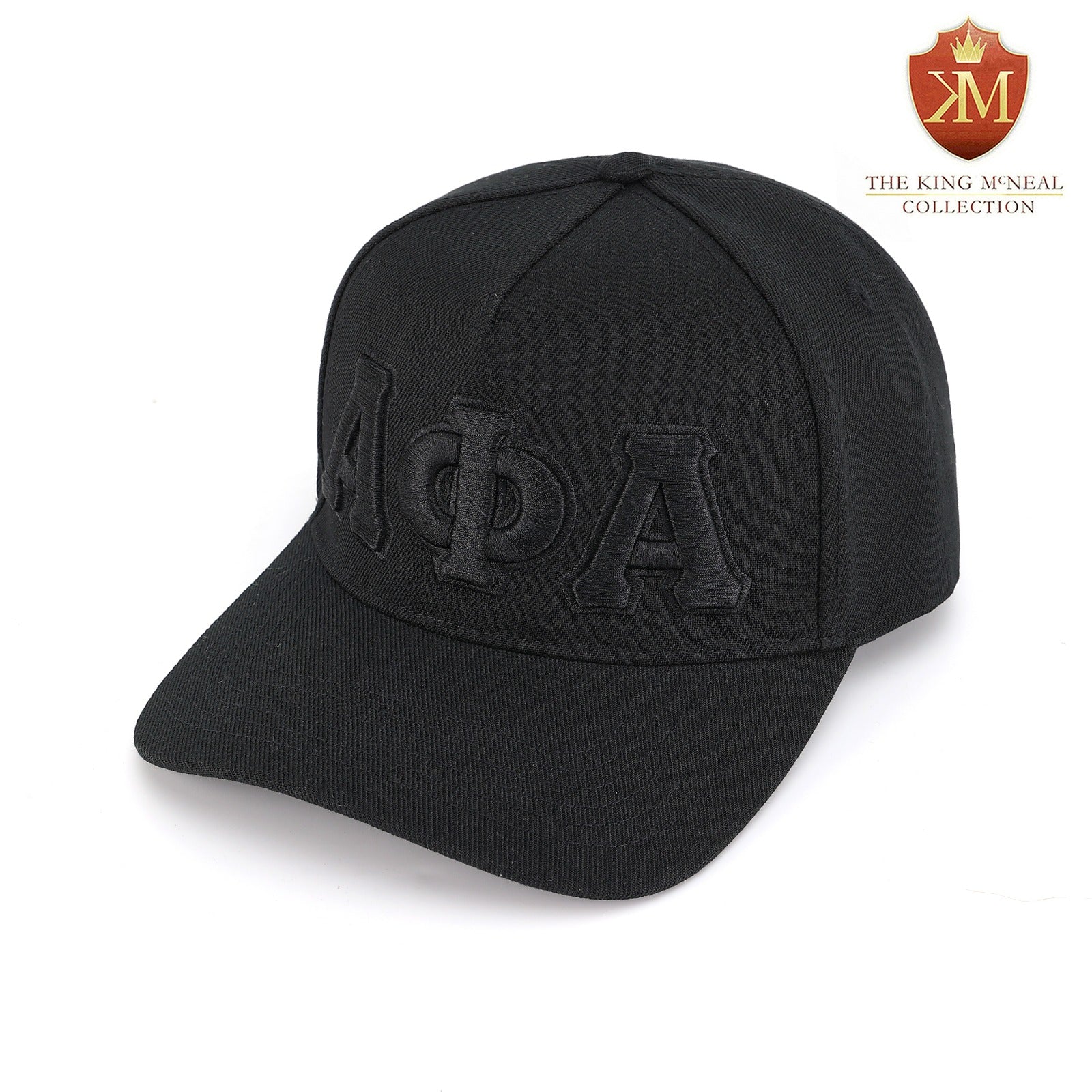 Alpha Black/Black  Snapback Hat