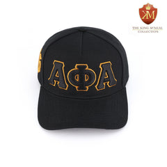 Alpha Black Snapback Hat