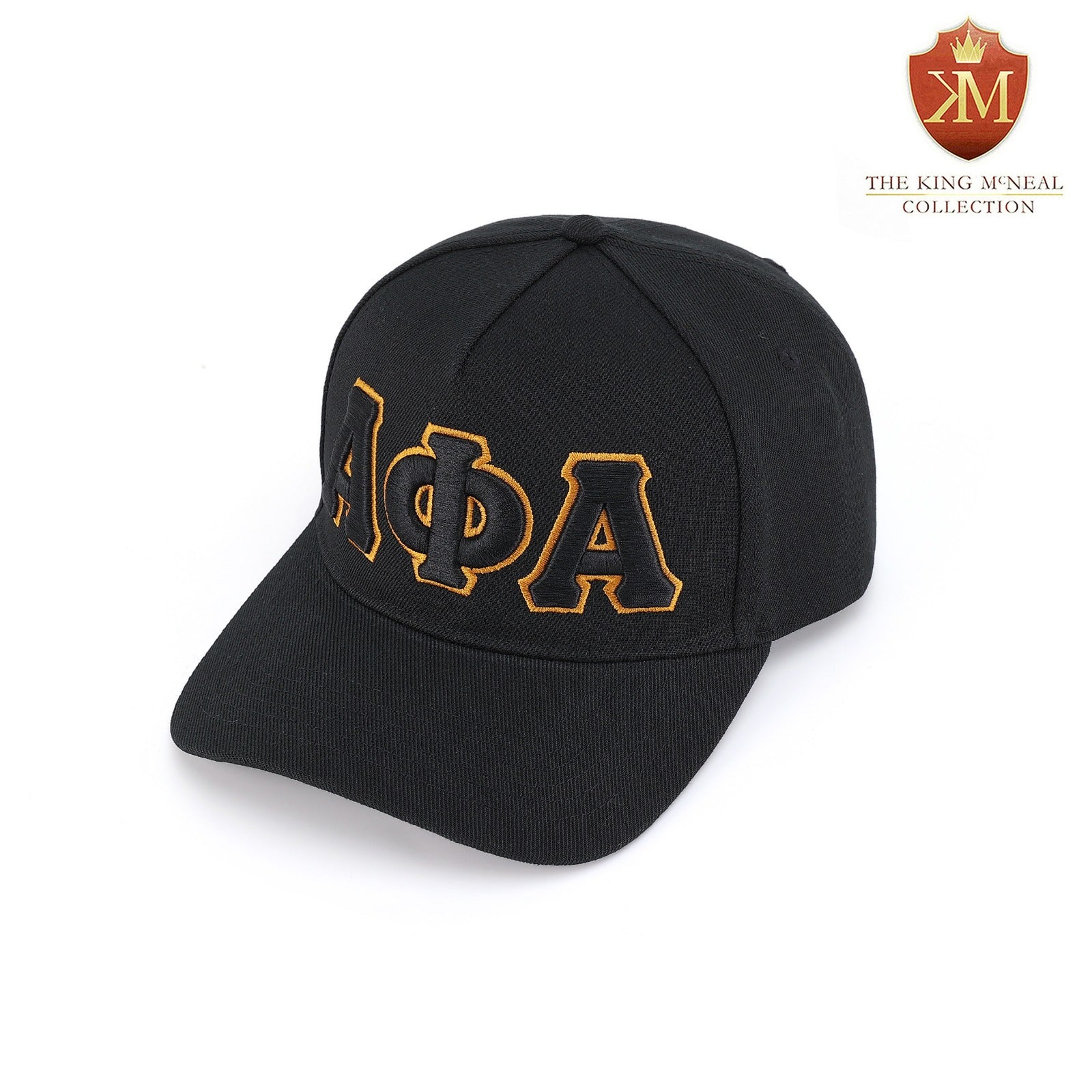 Alpha Black Snapback Hat