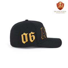 Alpha Black Snapback Hat