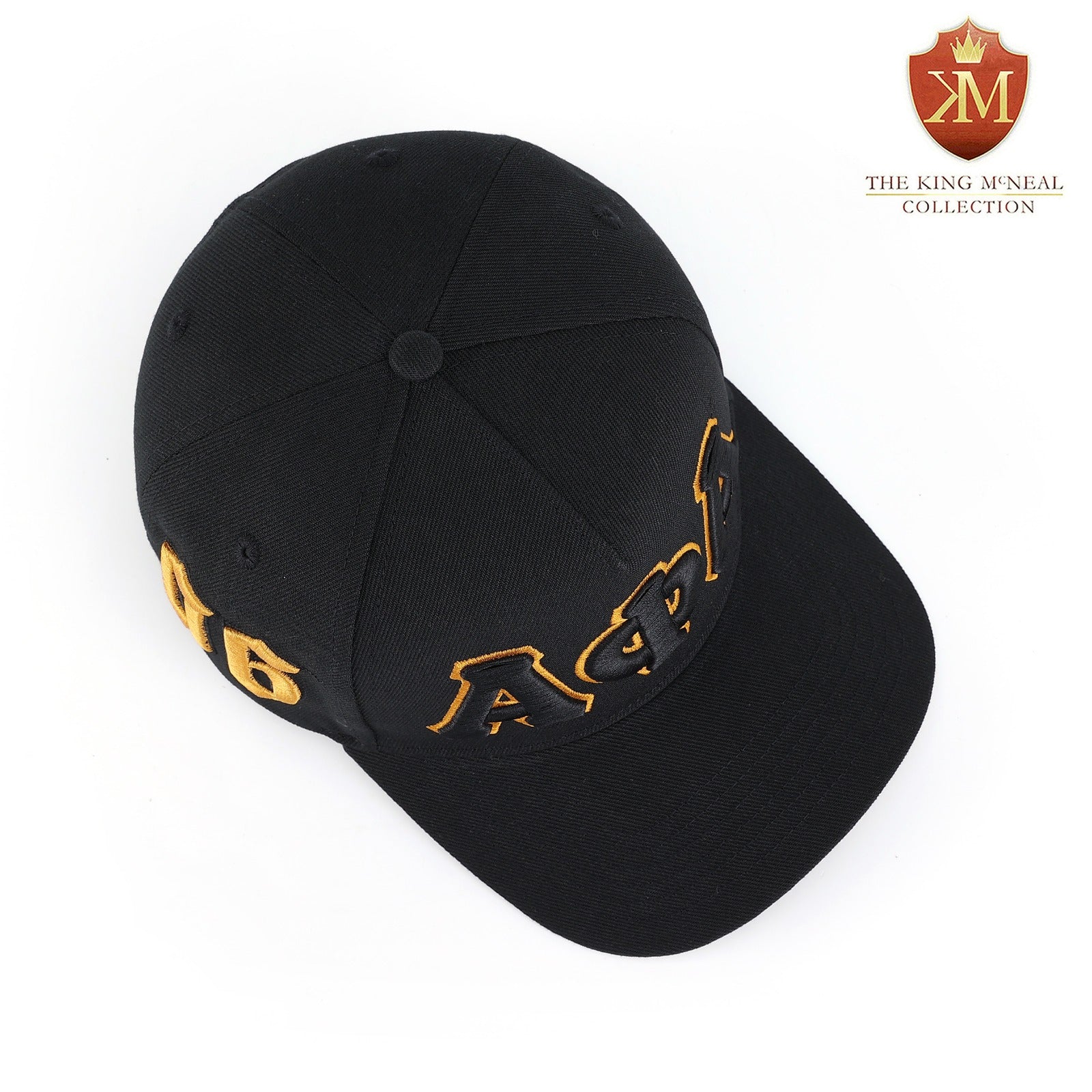 Alpha Black Snapback Hat