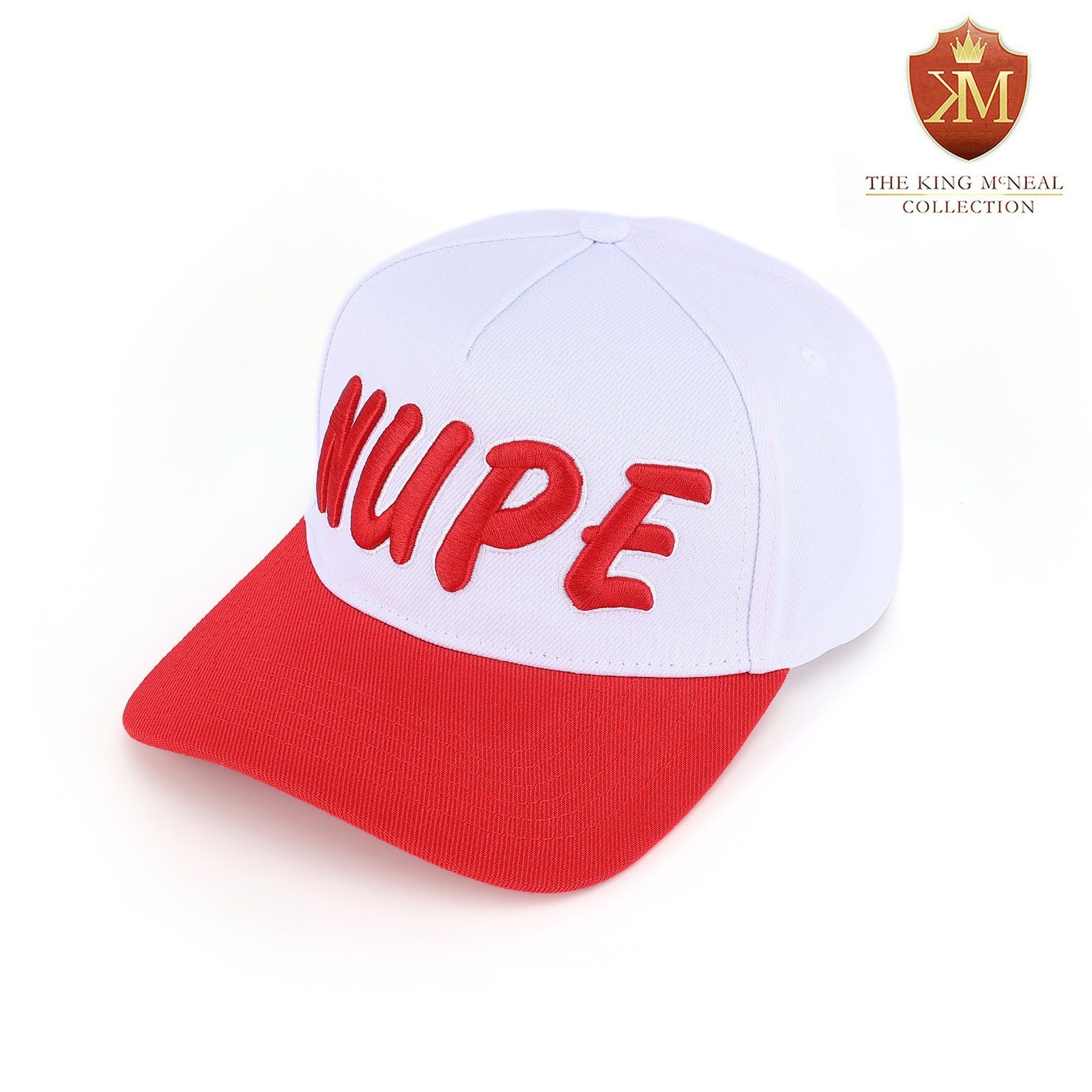 Nupe White Snapback Hat