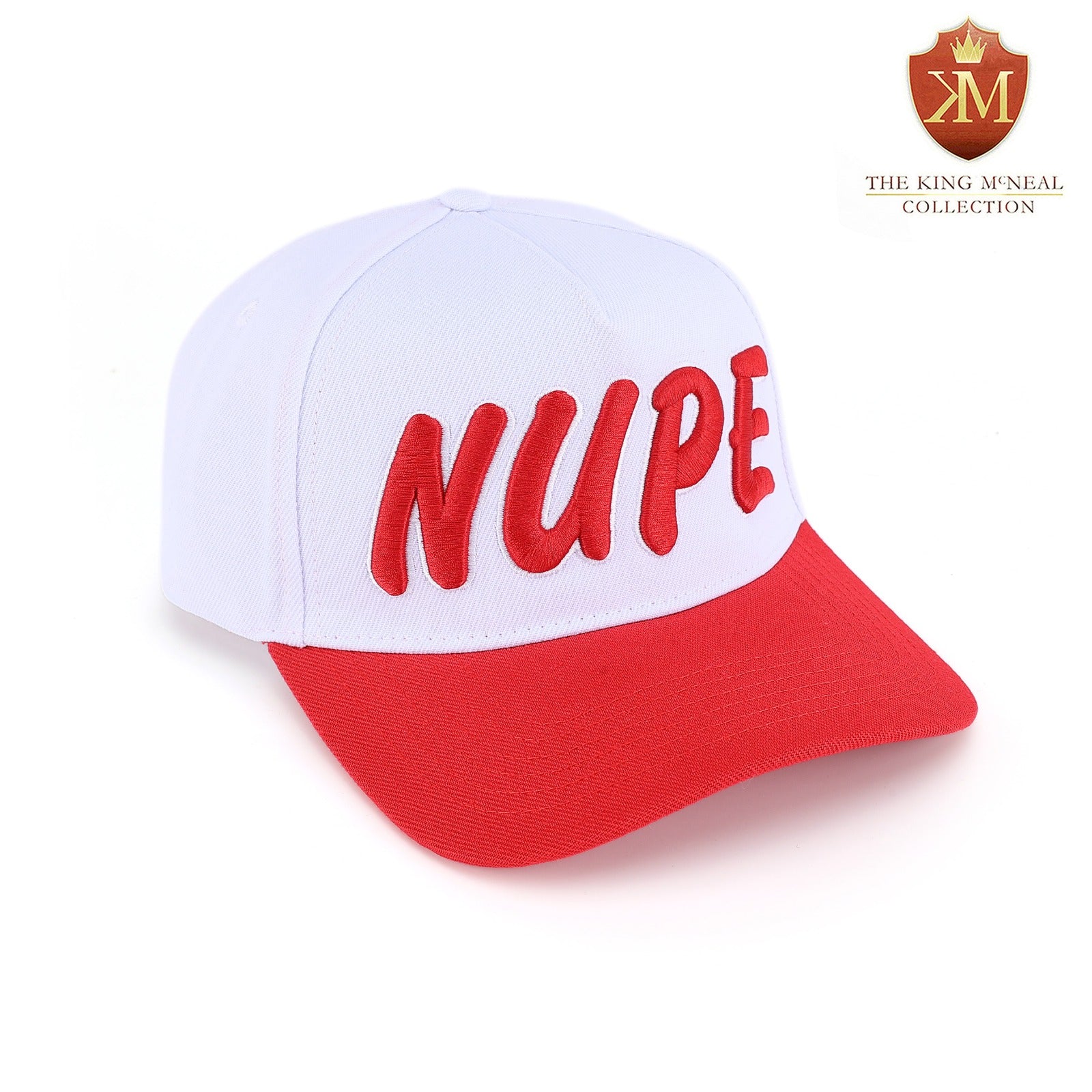 Nupe White Snapback Hat