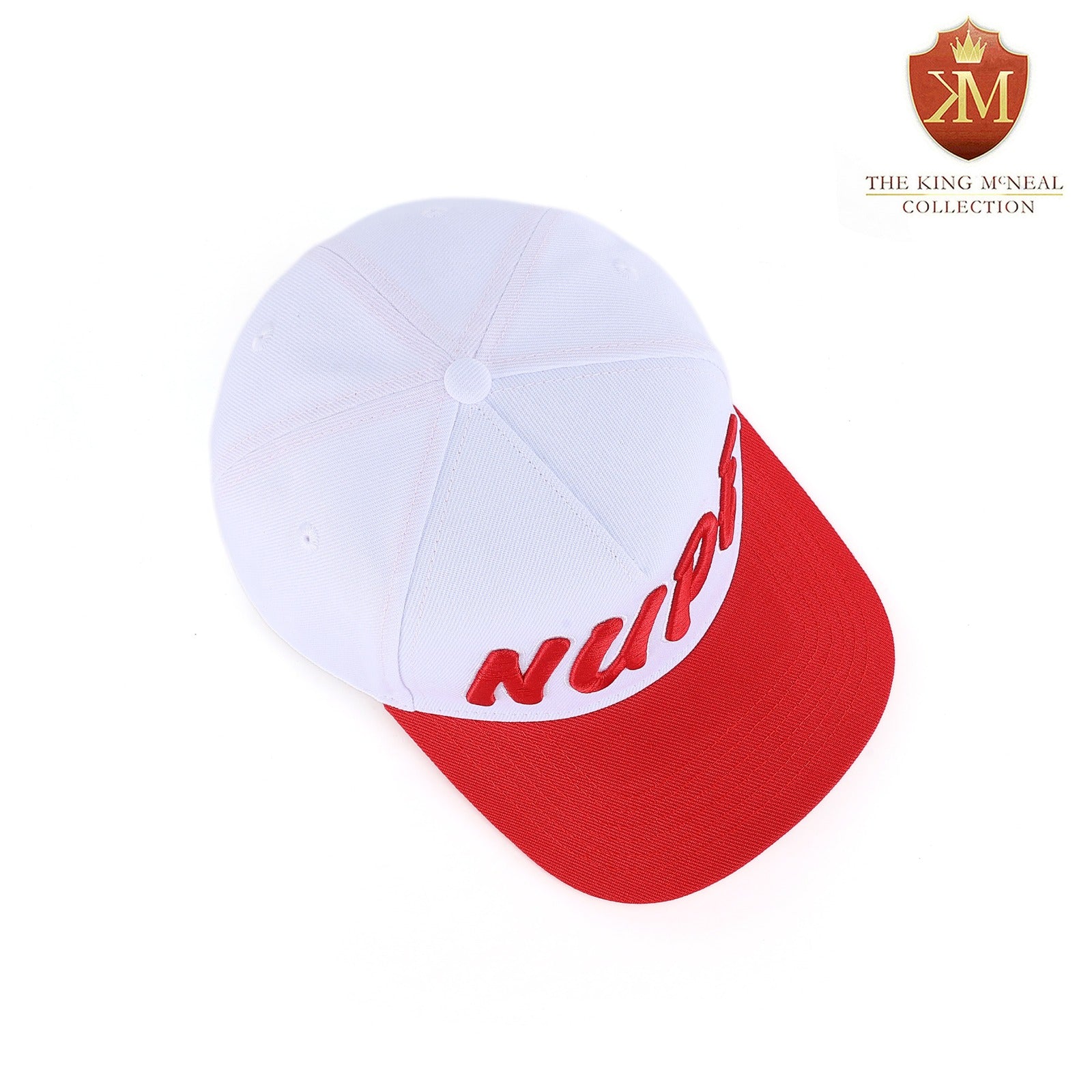 Nupe White Snapback Hat
