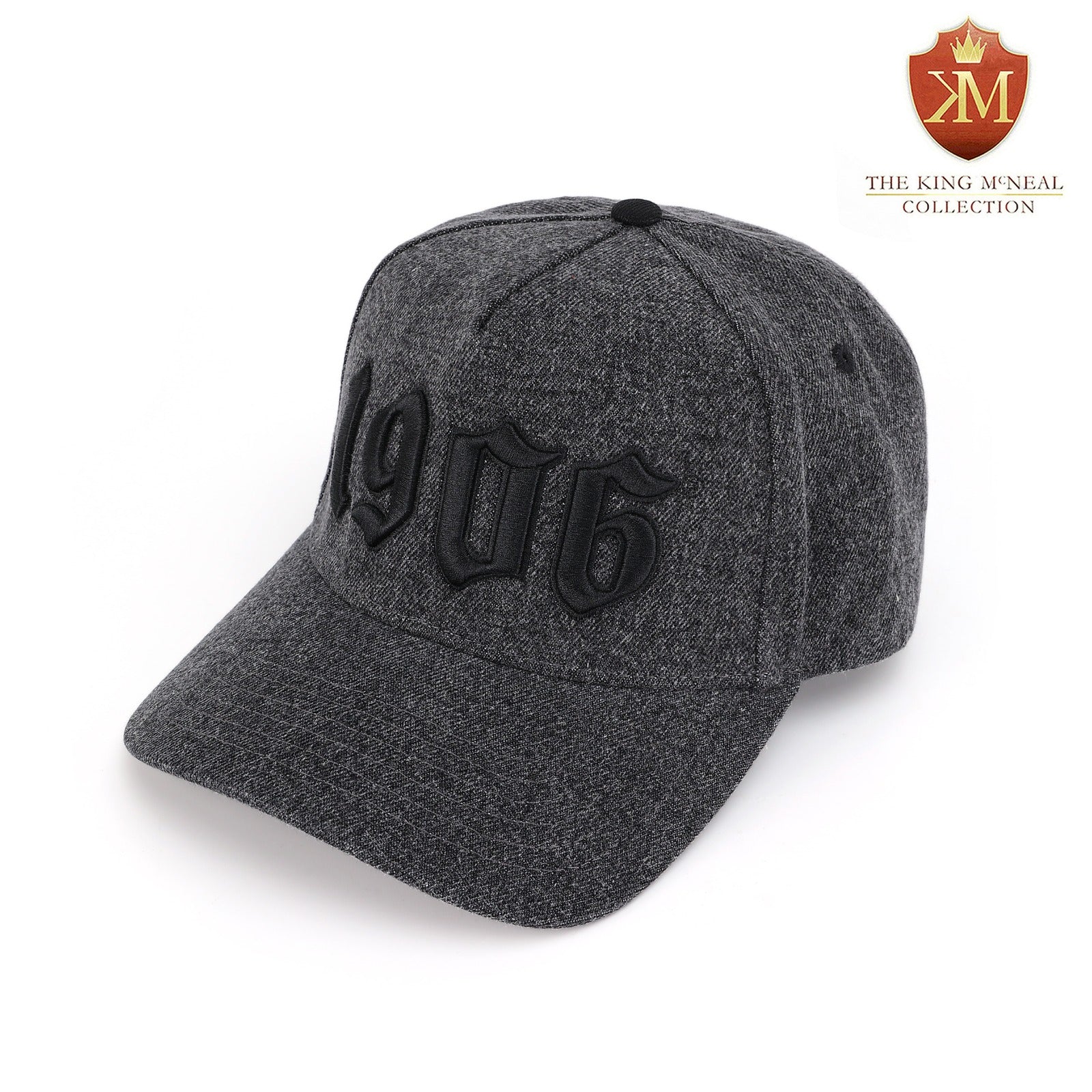 Alpha 1906 Black Denim Snapback Hat