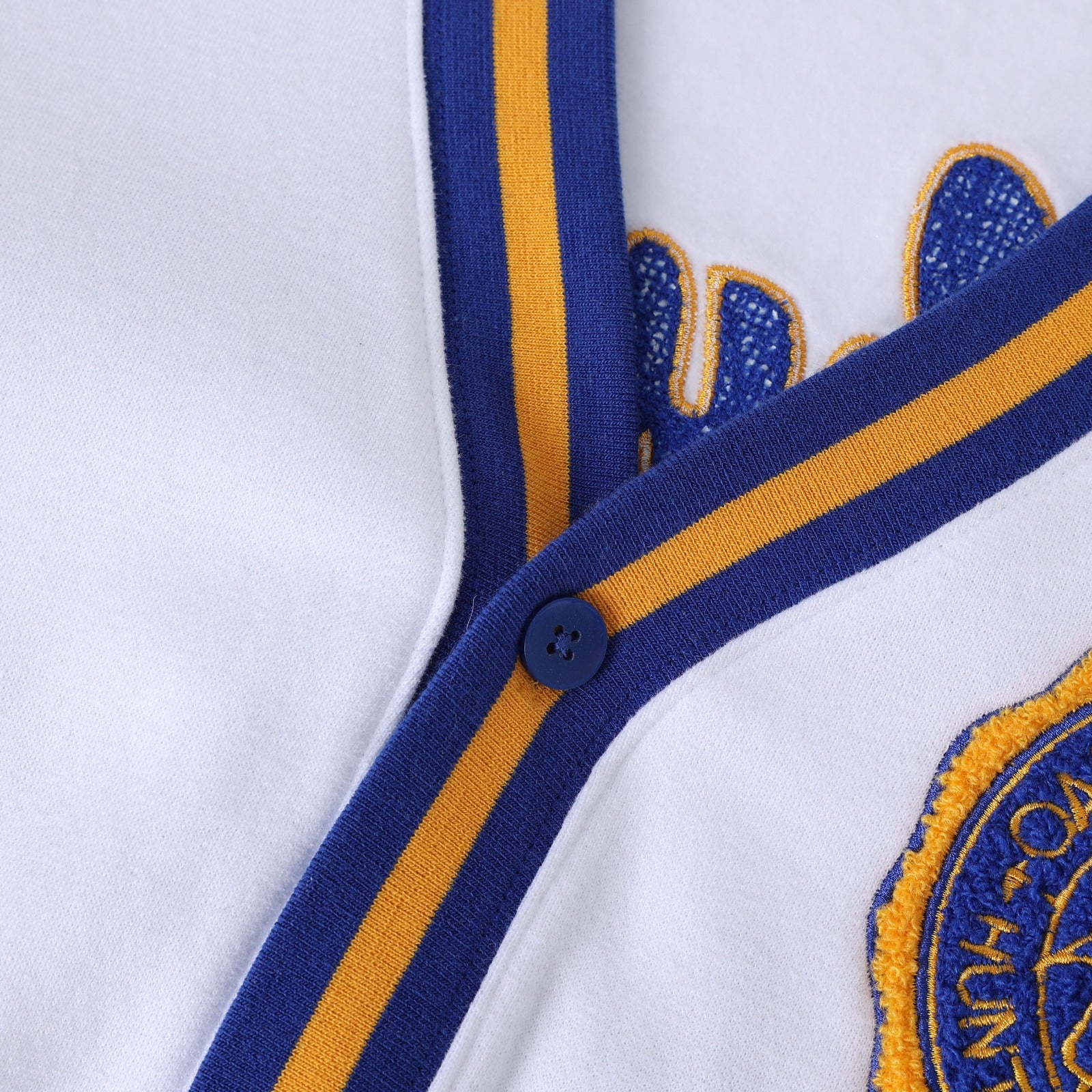 Oakwood University White Fleece Cardigan