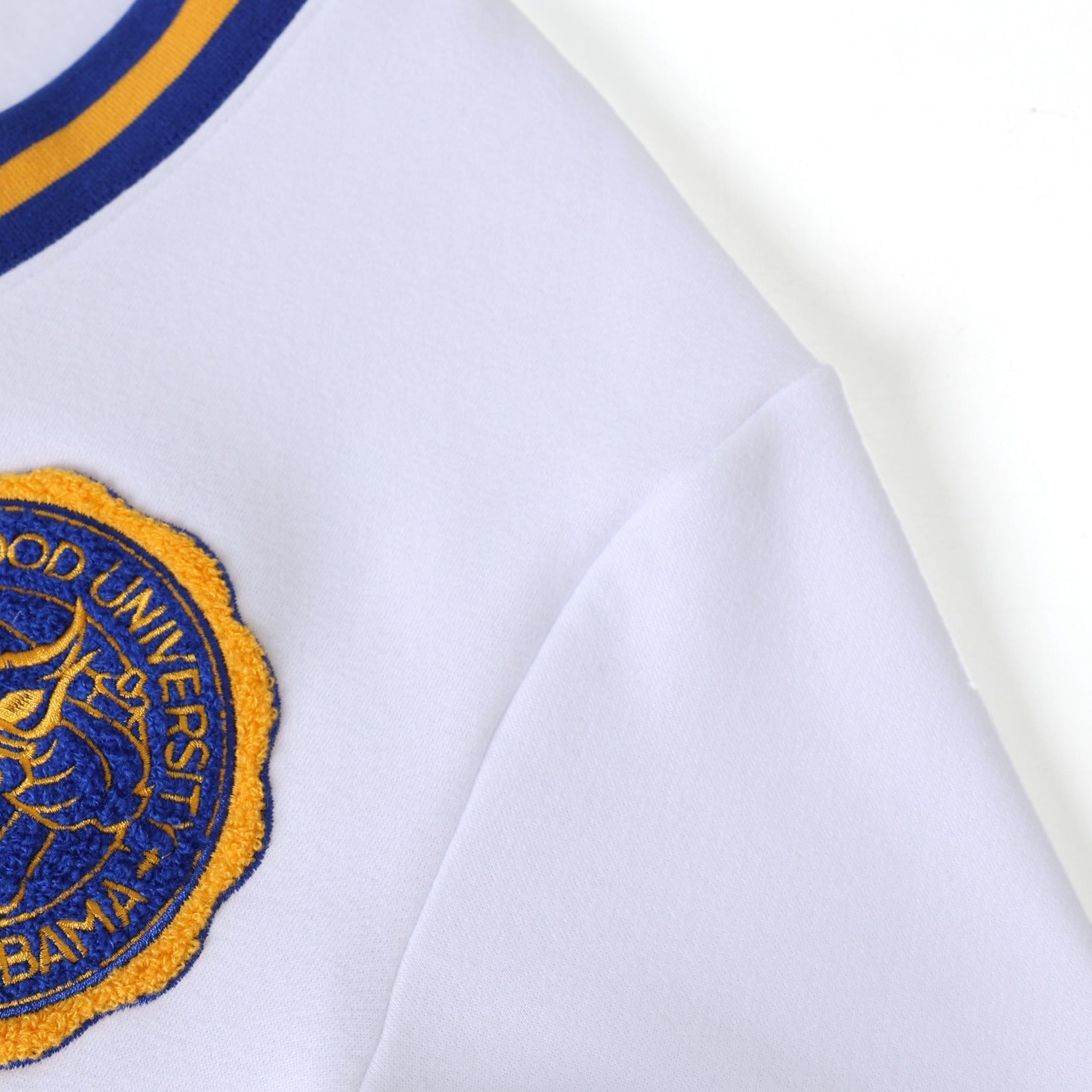 Oakwood University White Fleece Cardigan