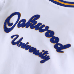 Oakwood University White Fleece Cardigan